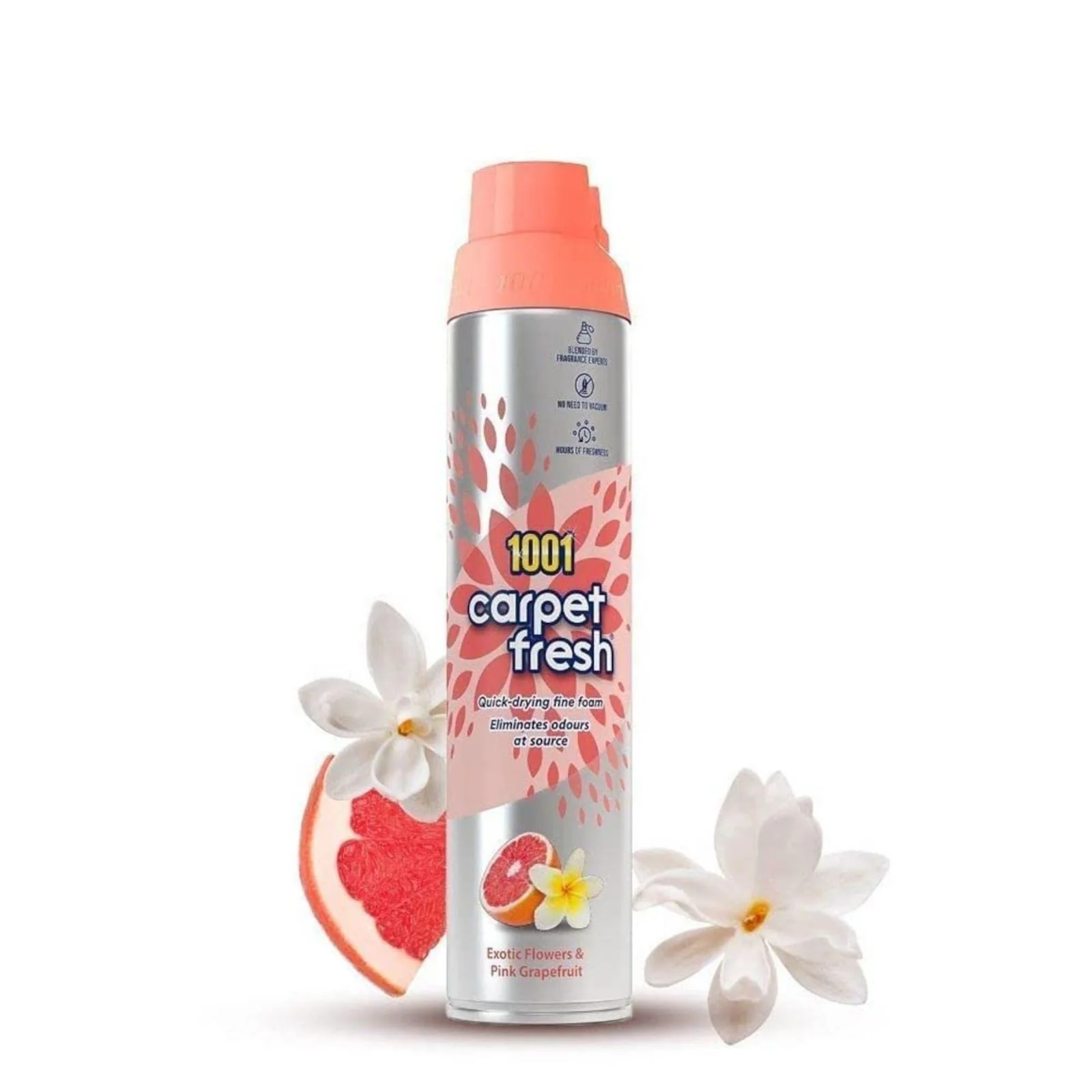 1001 Carpet Fresh Exotic Flowers & Pink Grapefruit Fragrance, 300 ml - Image 2