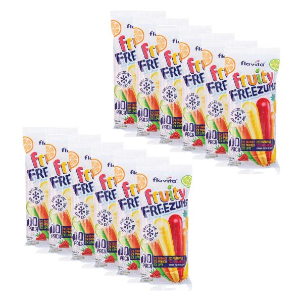 Flavita Fruity Freezums, 10 Pack, (12 x 700ml)