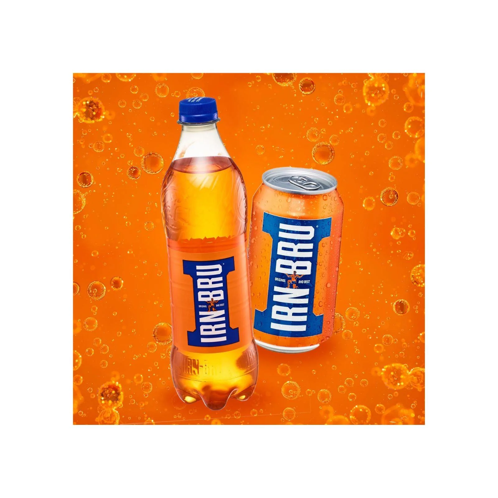 12x BARR  IRN-BRU Iconic Flavoured, Fizzy Drinks Multipack Bottles - Image 2