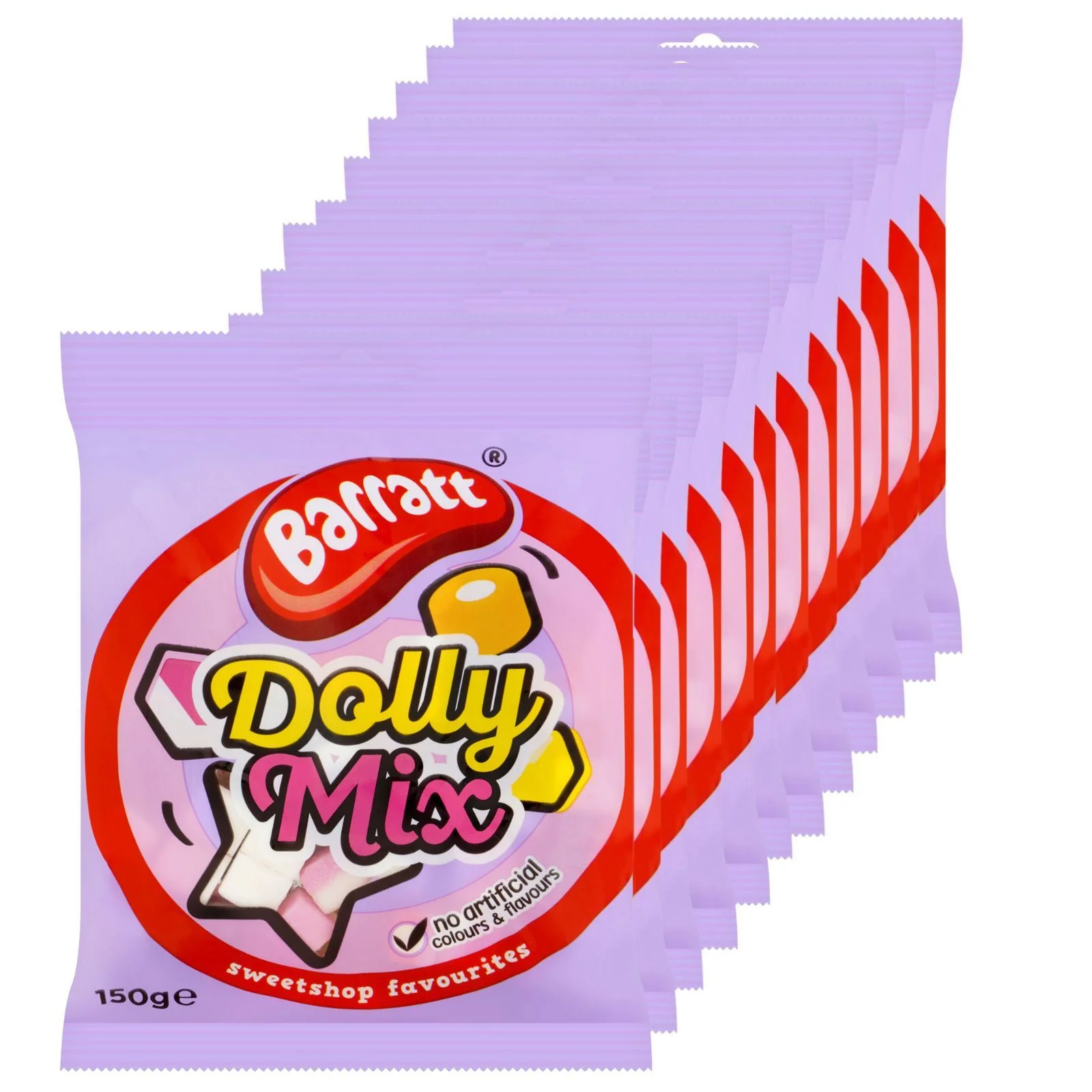 12x Barratts Sweets Dolly Mix 150g