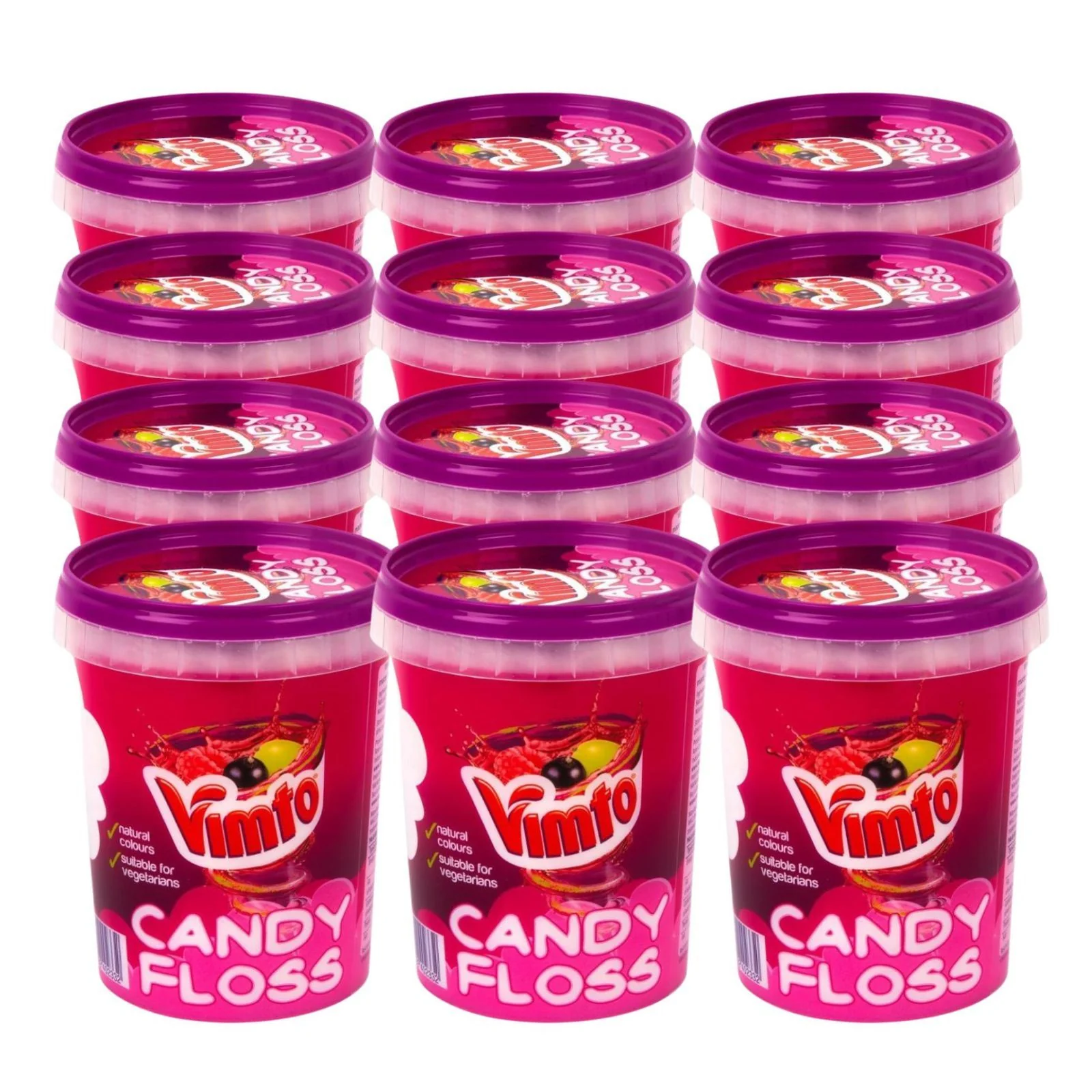 12x Vimto Candy Floss 30g