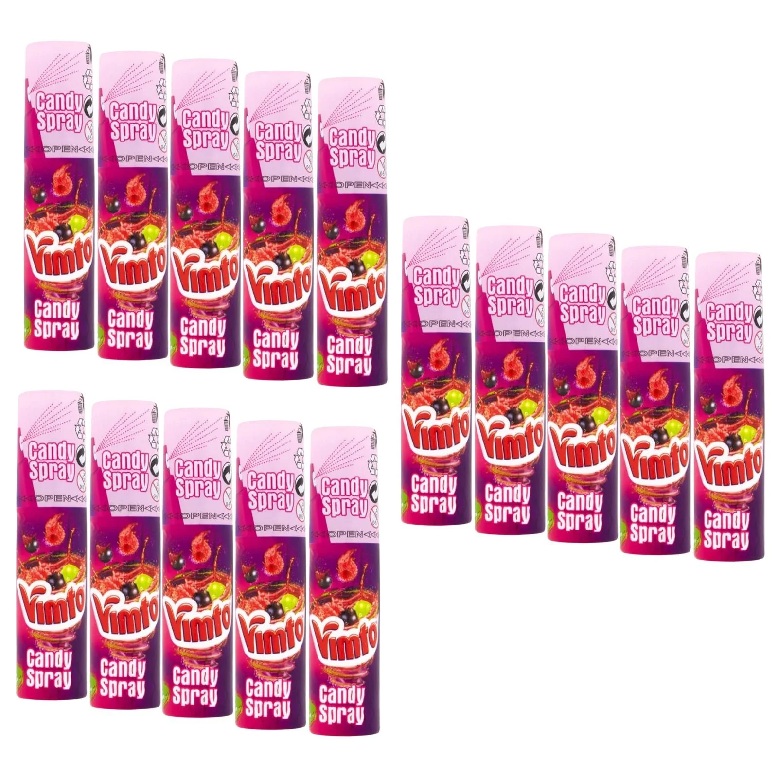 15x Vimto XXL Candy Spray 25ml