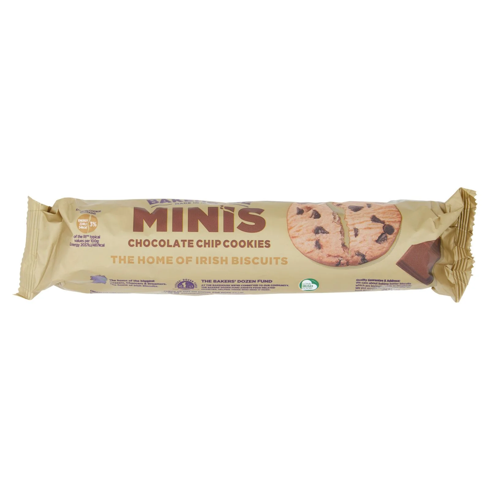 20x Bakehouse Minis Chocolate Chip Cookies 200g