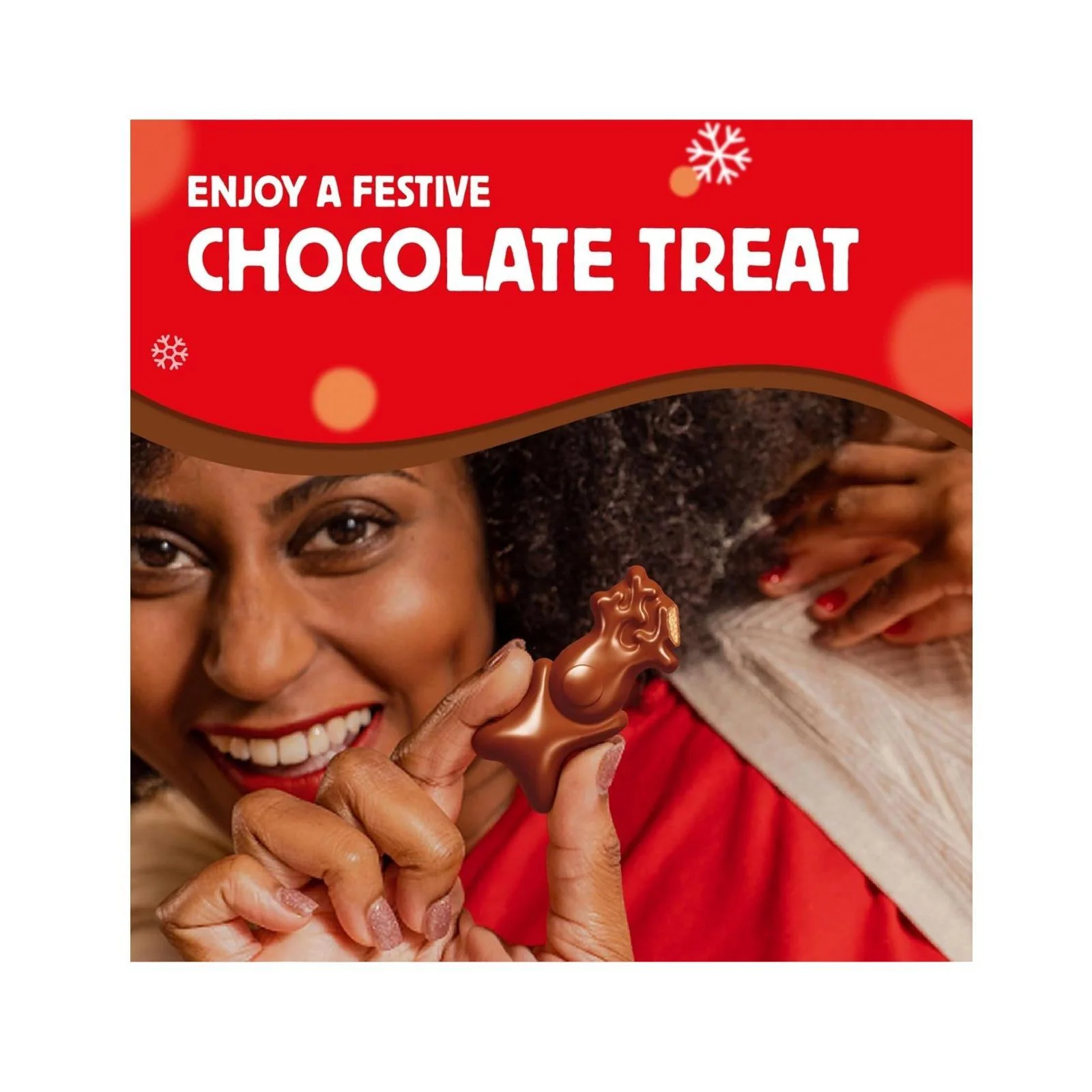 24x Maltesers Gingerbread Flavour Mini Reindeers, Milk Chocolate, 59g - Image 4