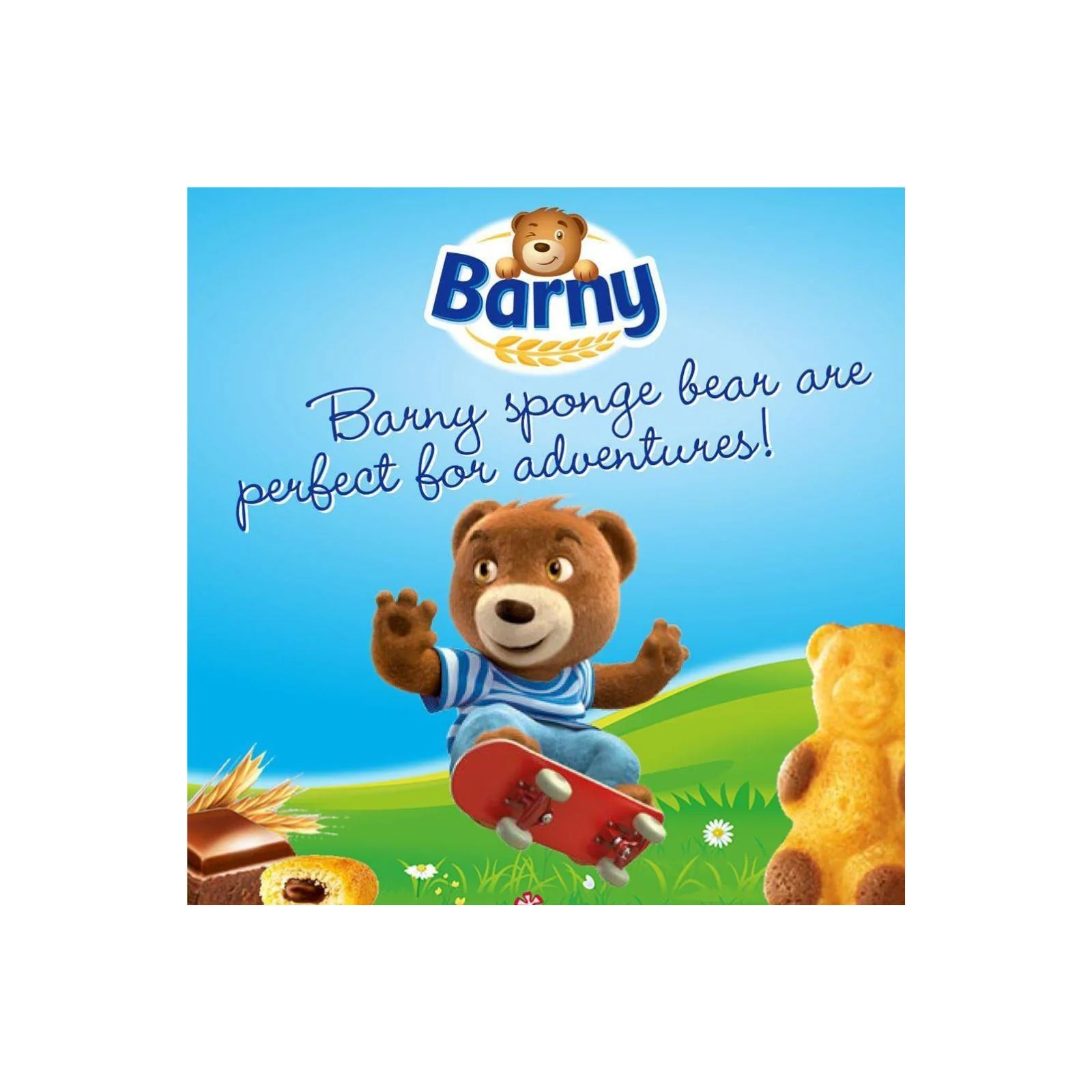 7 x Barny Milk Soft Baked Beans Kids Sponge Bear 5 Packs 125Gm - Image 5