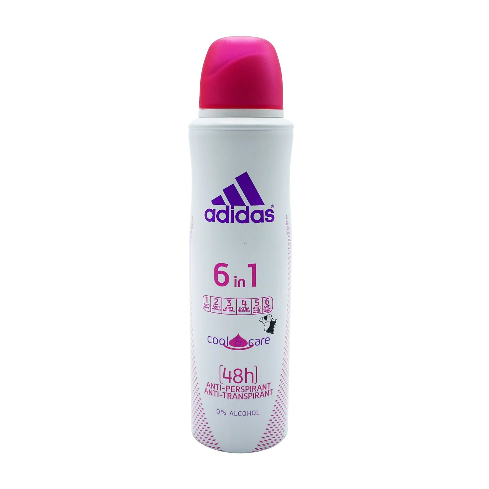 Adidas 6 In 1 Anti-Perspirant for Women Cool & Dry 150 ml