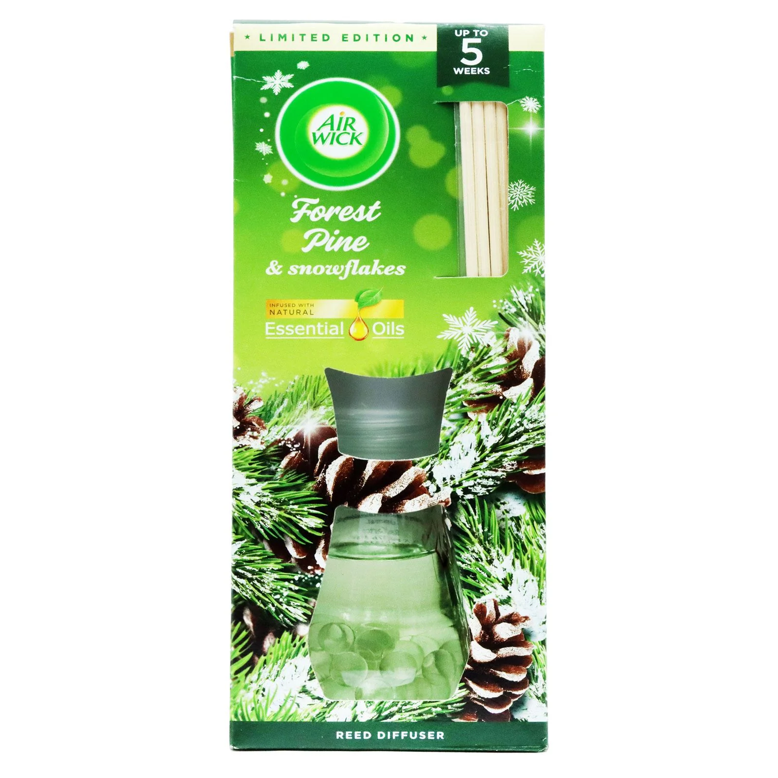 Air Wick Forest Pine & Snowflakes Essential Oils Reed Diffusers 33ml