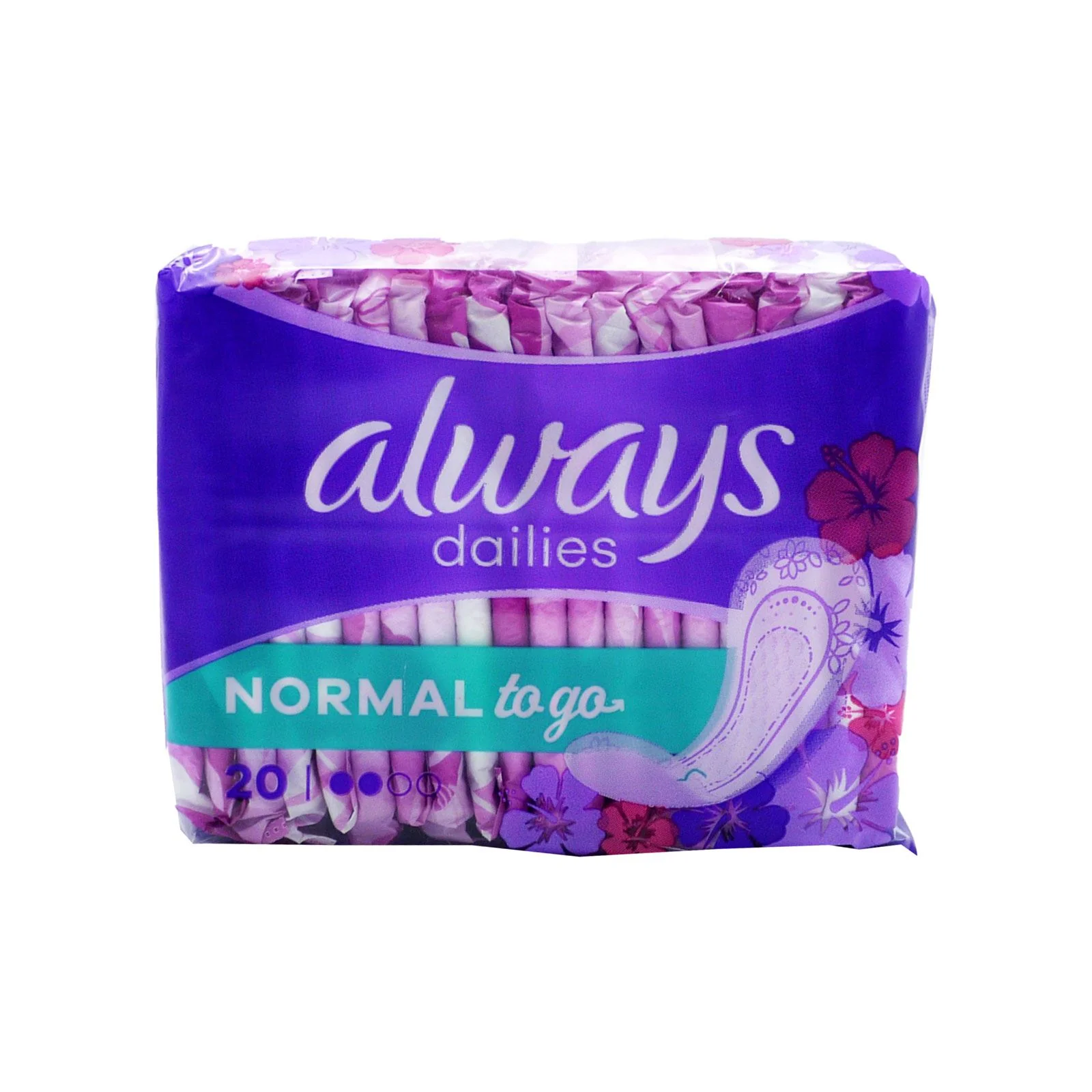 Always Dailies Normal To Go 20 pads