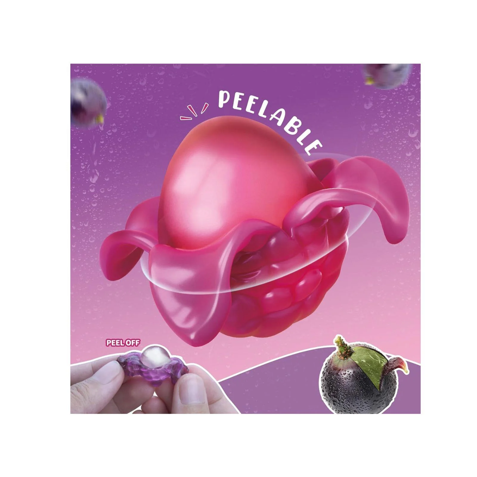 Amos Peelerz Gummy - Peelable Grape Gummy 120g - Image 3