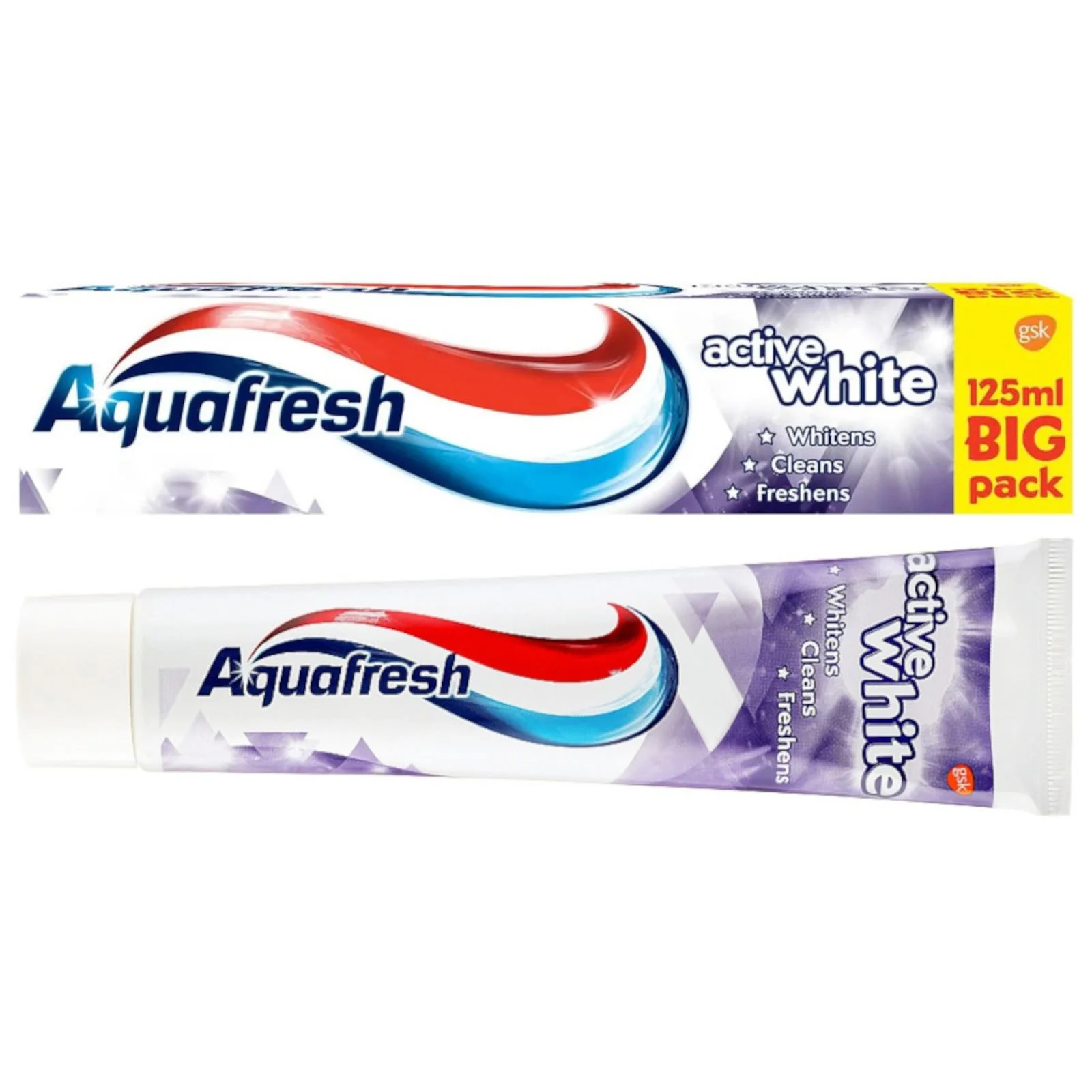 Aquafresh Active White Toothpaste 125 ml - Image 2