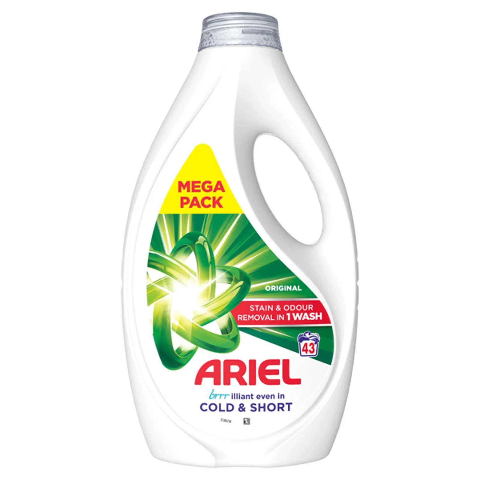 Ariel Original Washing Liquid Detergent, 43 Washes, 1.33L