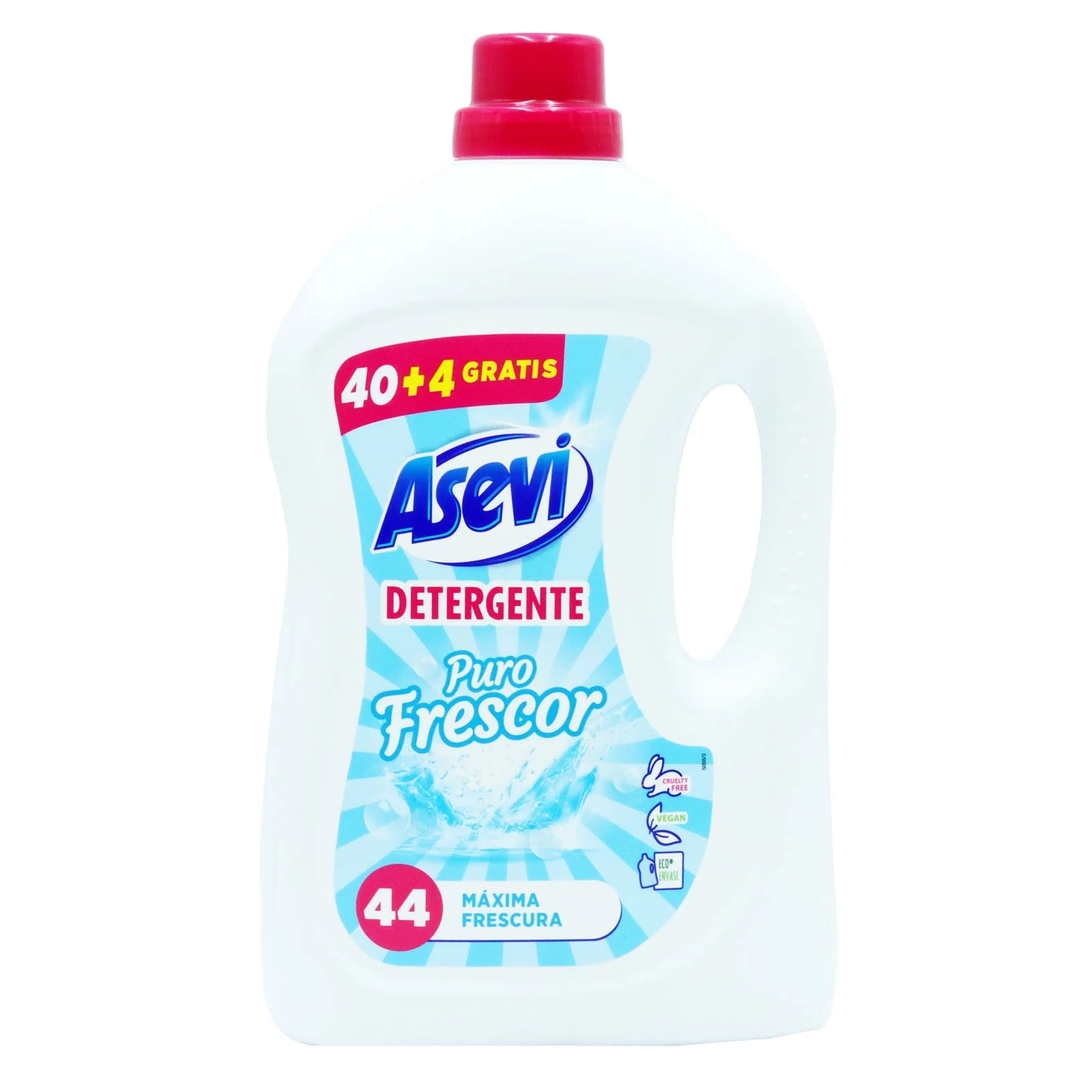 Asevi Spanish Laundry Detergent & Cleanser Pure Fresh 44 wash 2376ml