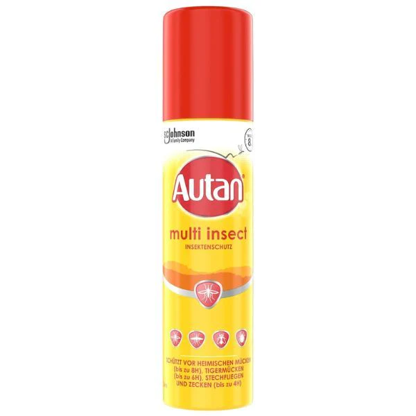 Autan Multi Insect Protection Spray - Against Mosquitoes, Biting Flies and Ticks (100ml)
