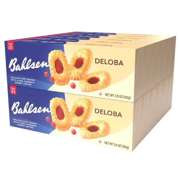 Bahlsen Deloba Currant Pastry Puffs (12 x 100g)