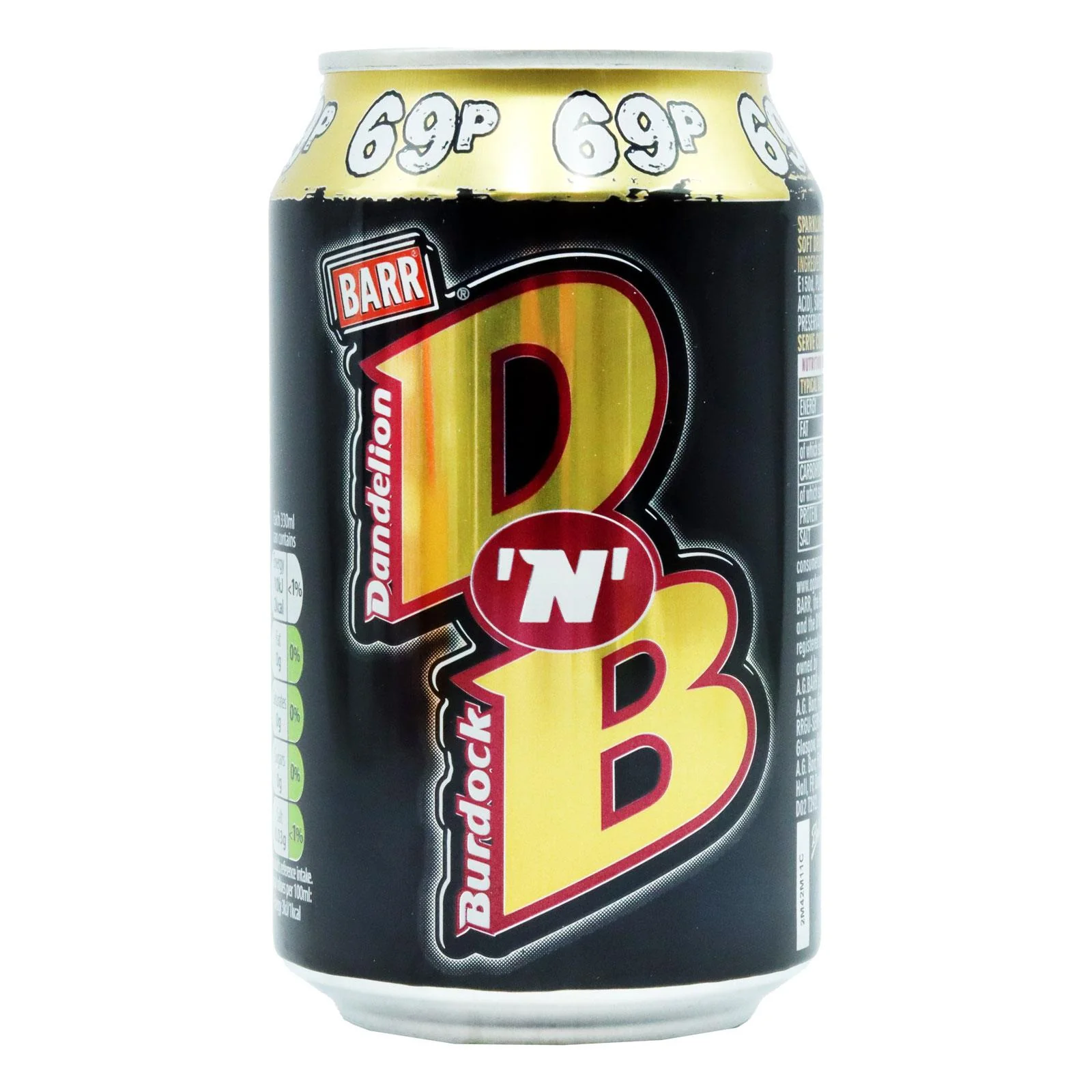 Barr Dandelion and Burdock Pm 69p 330ml (Box of 24) - Image 2