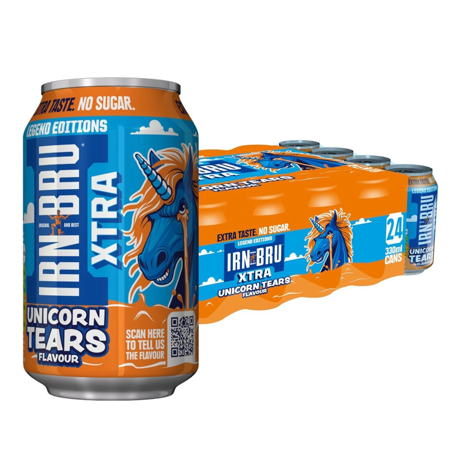 Barrs Irn Bru Xtra Unicorn Tears Limited Edition 79p 330ml (Box of 24)