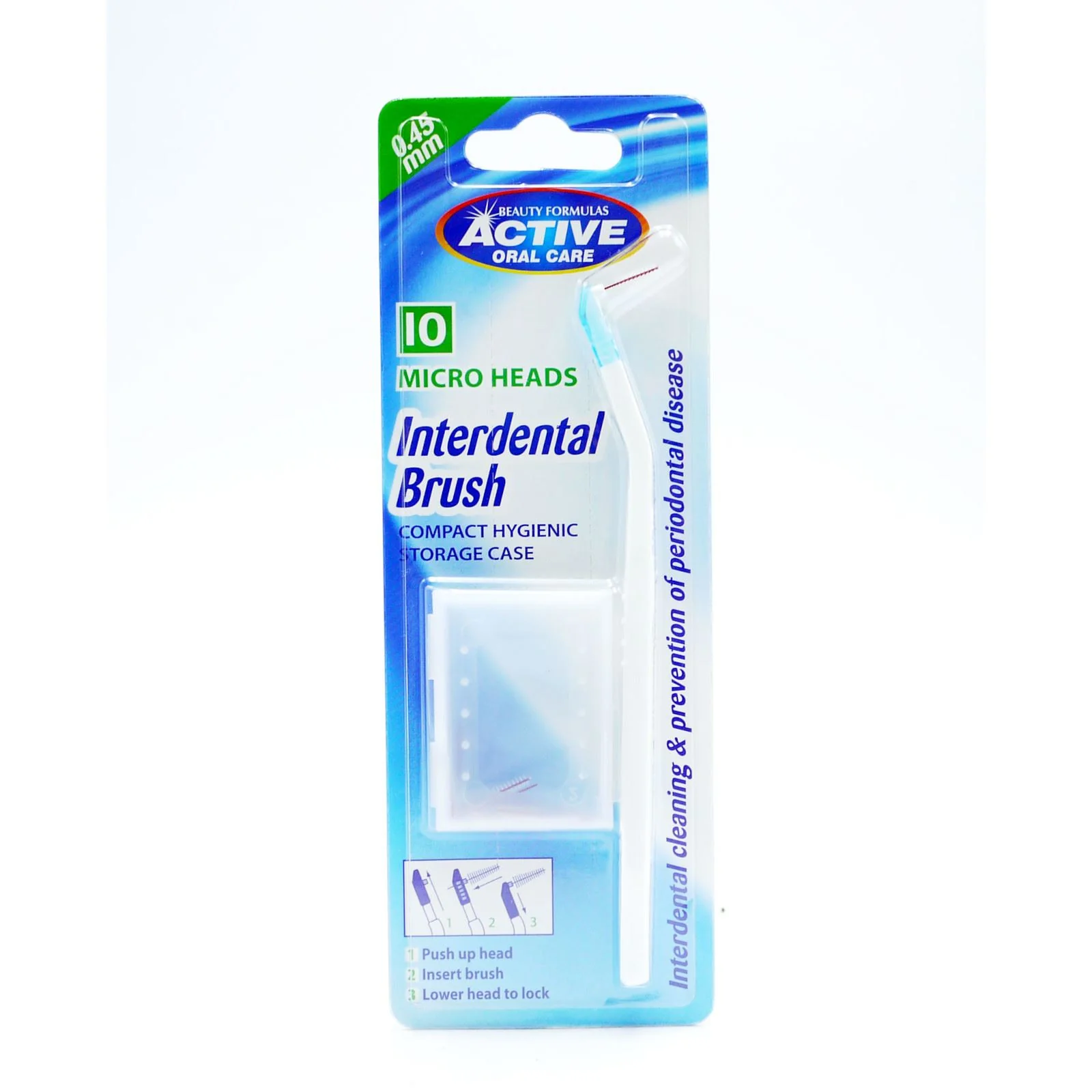 Beauty Formulas Active Oral Care Interdental Brush + 10 Heads
