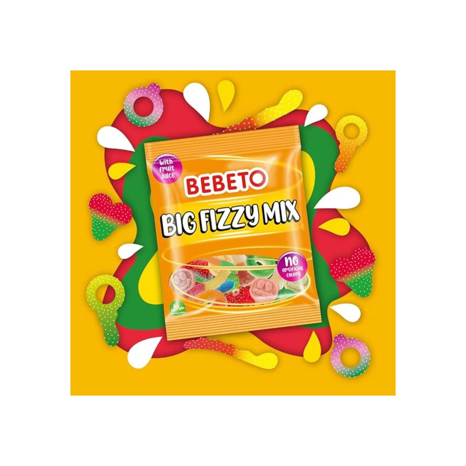 Bebeto Big Fizzy Mix 150g (Box of 10) - Image 3
