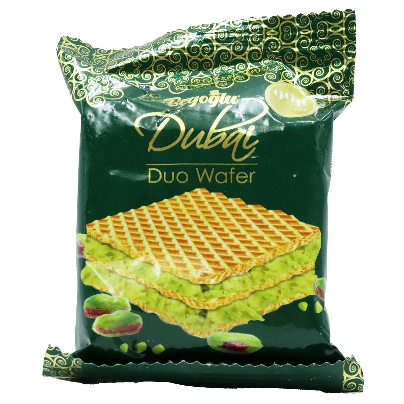 Beyoglu Dubai Duo Pistachio Wafer 36g (Box of 24) - Image 2