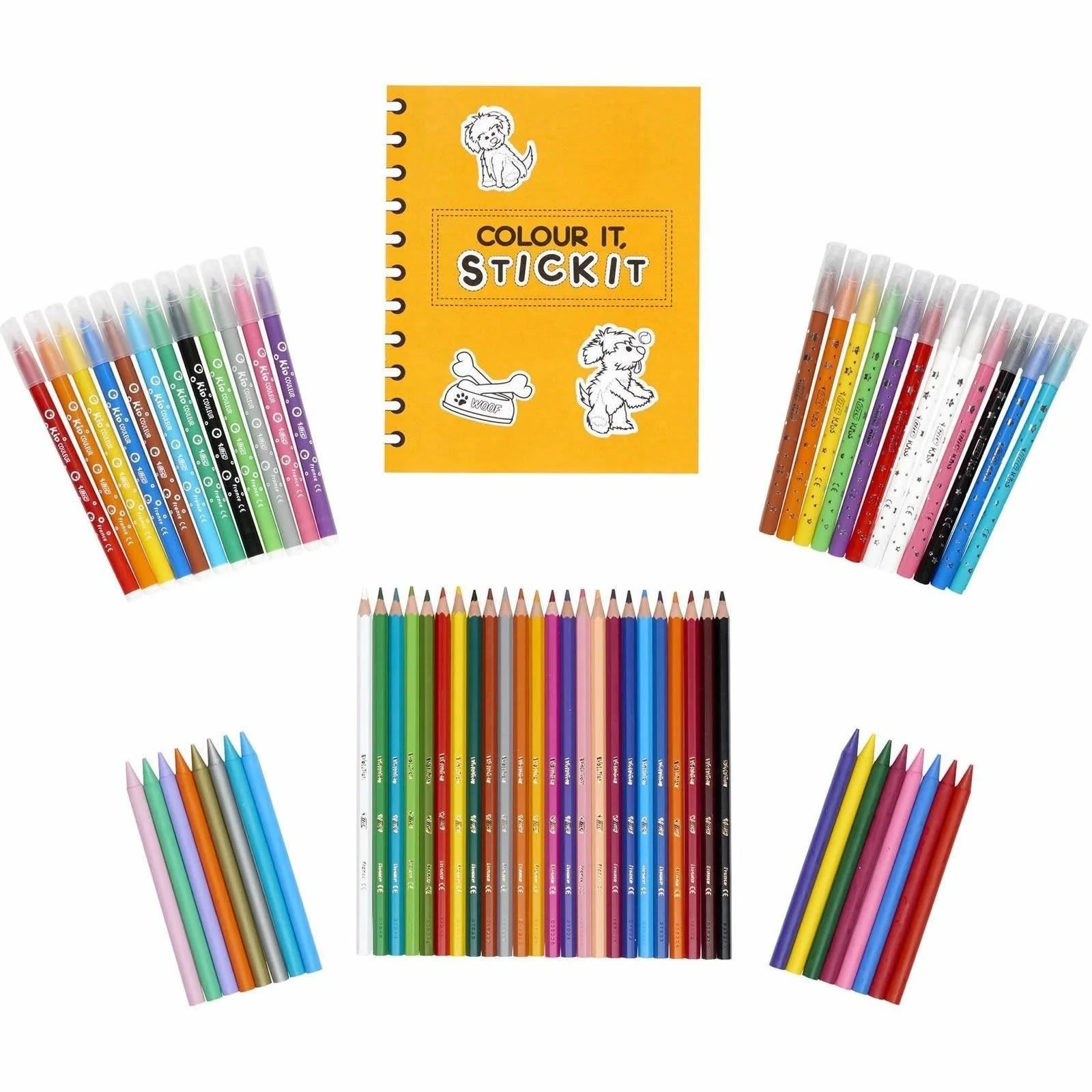 Bic Kids 100 Piece Colouring And Sticker Set - Image 4