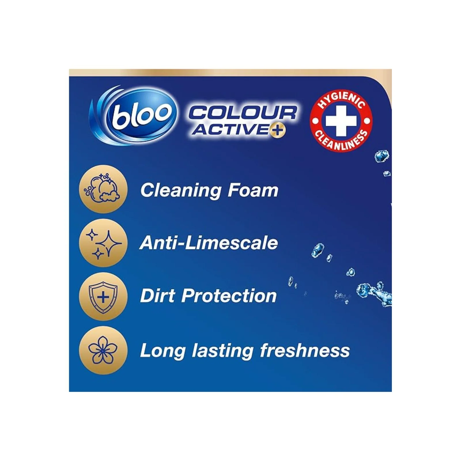 Bloo Colour Active Toilet Rim Block, Bleach, Twin Pack 50g - Image 2