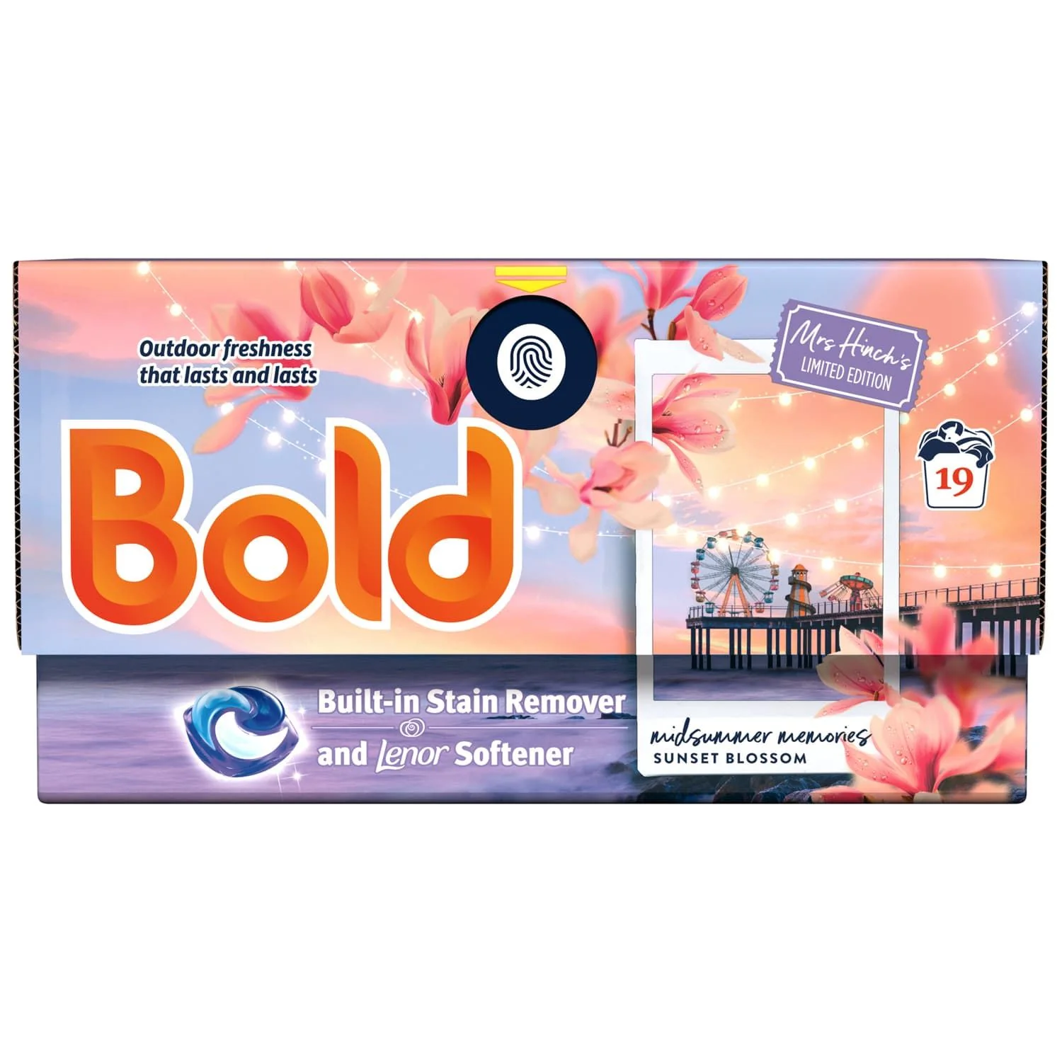 Bold Pods Sunset Blossom Midsummer Memories Washing Liquid Capsules (19 Washes)