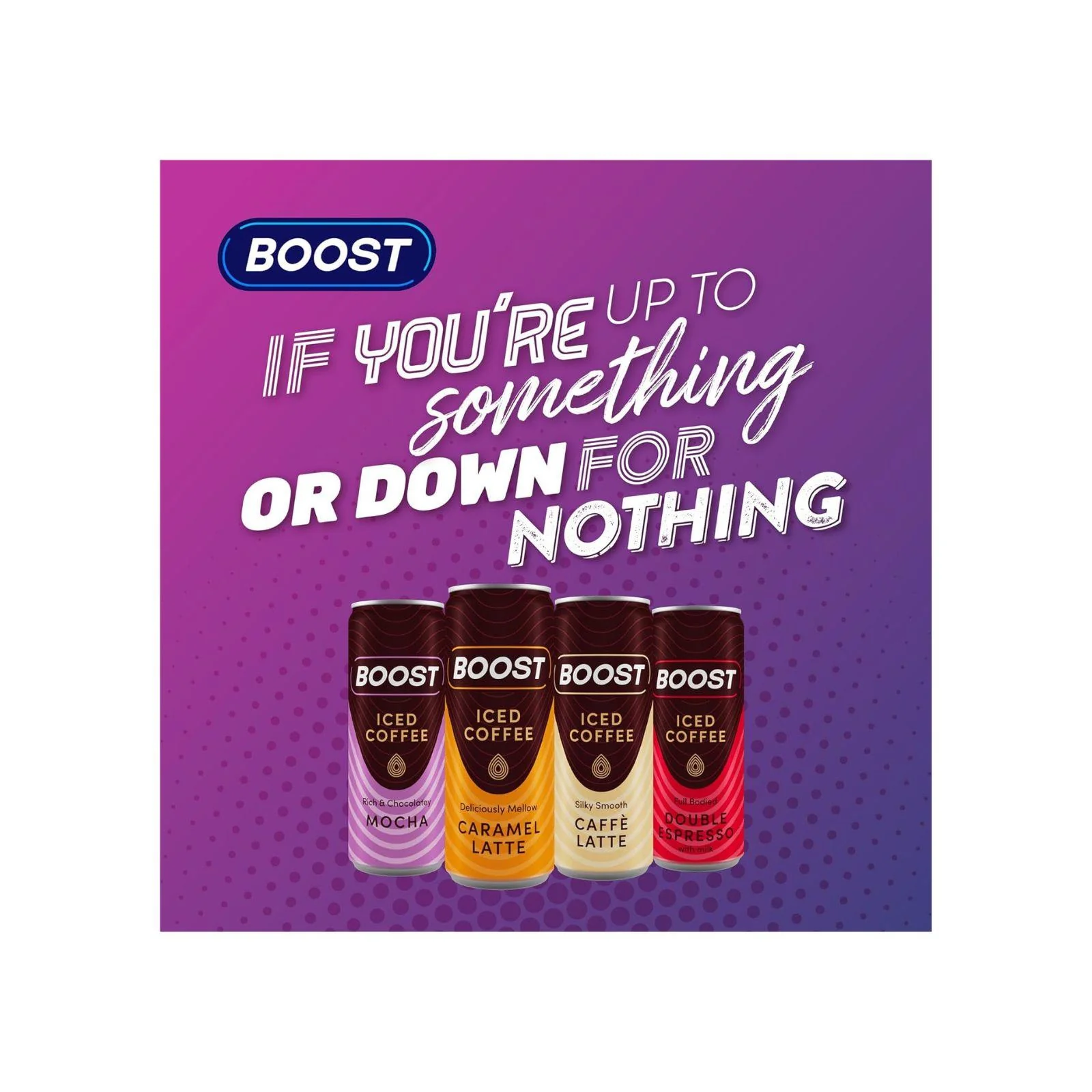 Boost Iced Coffee Cans Mocha 250ml PM £1.19 (Box of 12) - Image 3