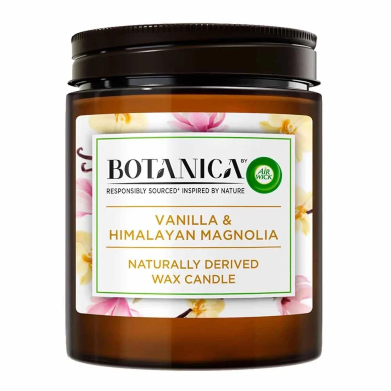 Botanica by Air Wick Vanilla & Himalayan Magnolia Wax Candle 205g