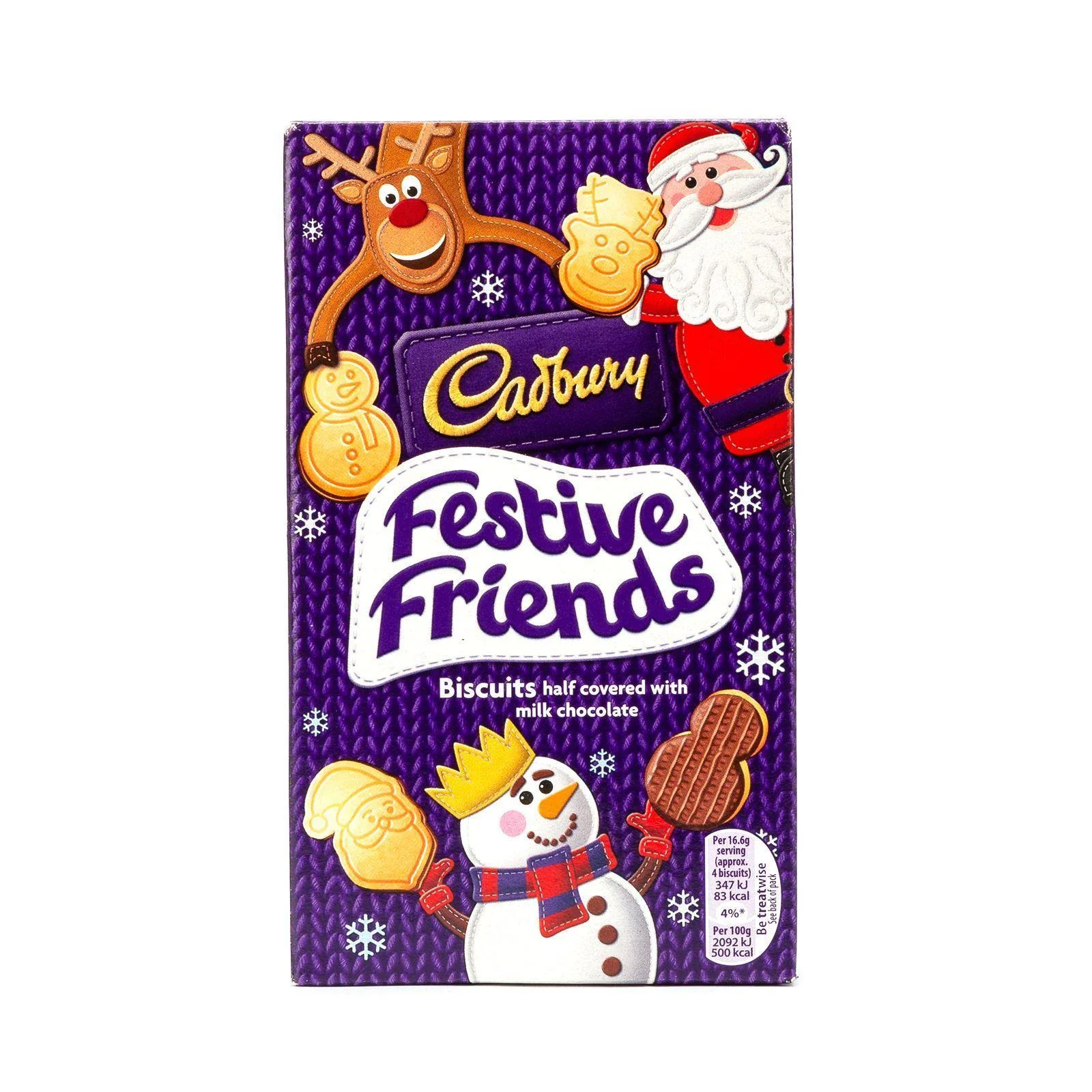 Cadbury Biscuits Festive Friends 150g (Box of 12)