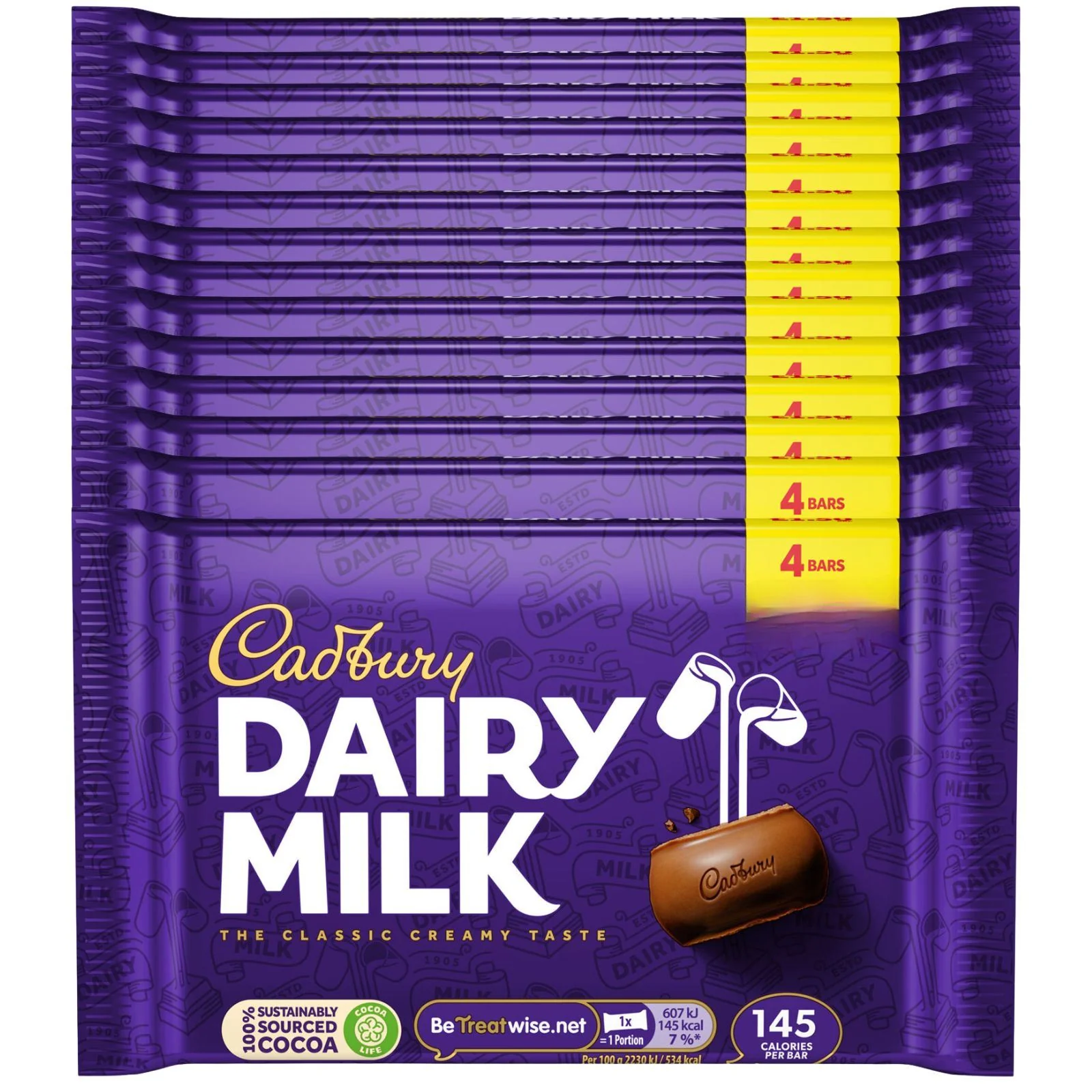 Cadbury Dairy Milk Chocolate Bar 108.8g (Box of 14)