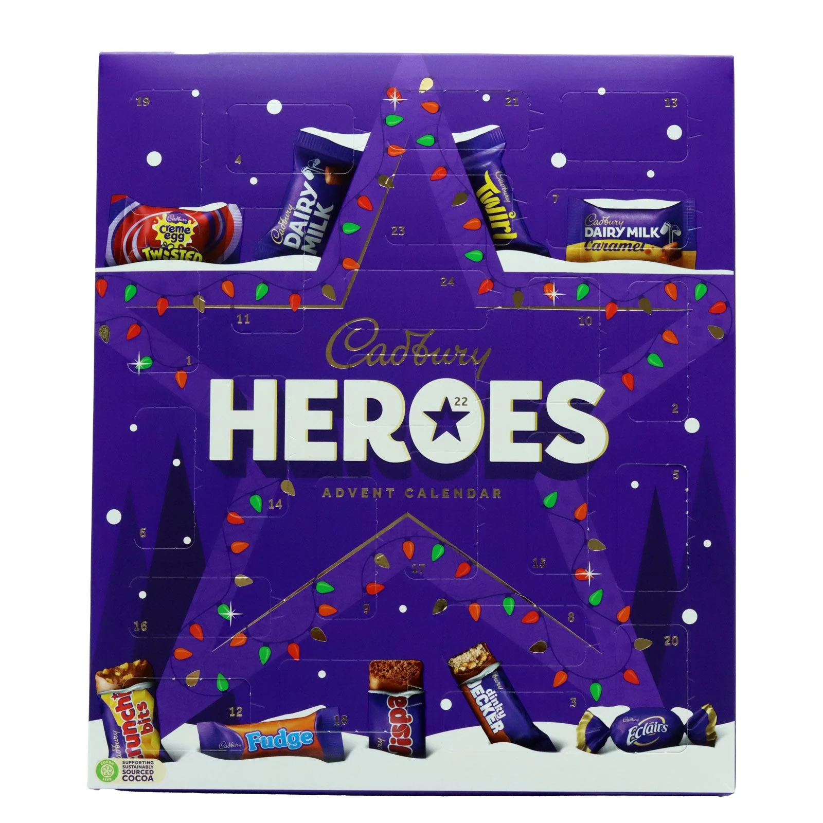 Cadbury Heroes Advent Calendar Chocolate 230g
