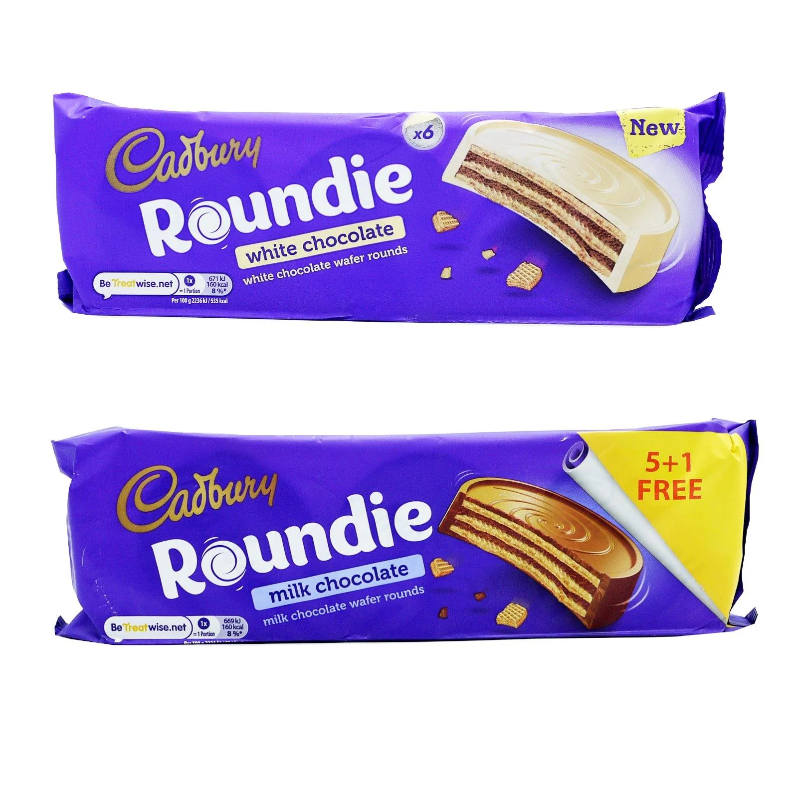 Cadbury Roundie Chocolate Biscuits 180g (Box of 18)