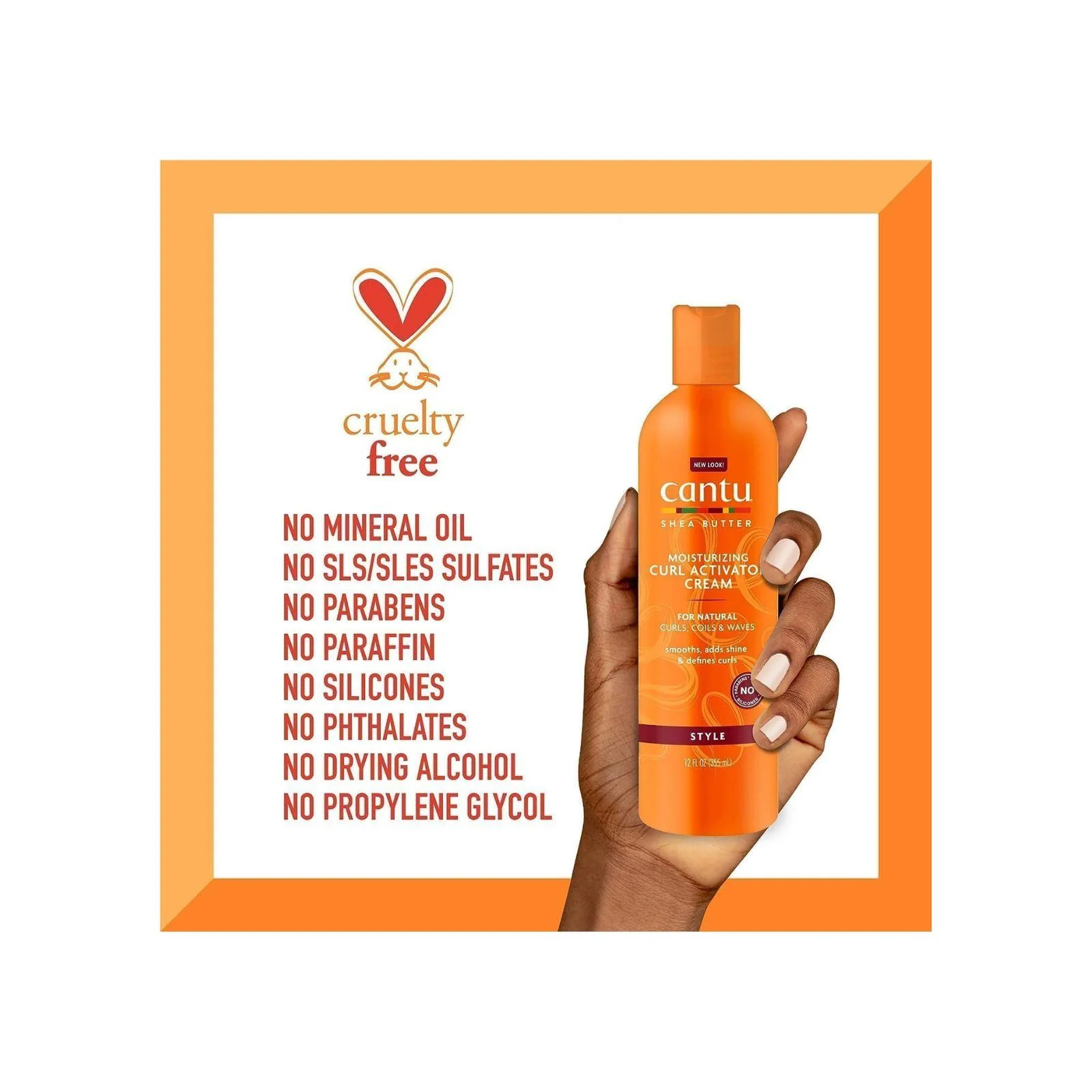 Cantu Shea Butter Moisturizing Curl Activator Cream 355ml - Image 2
