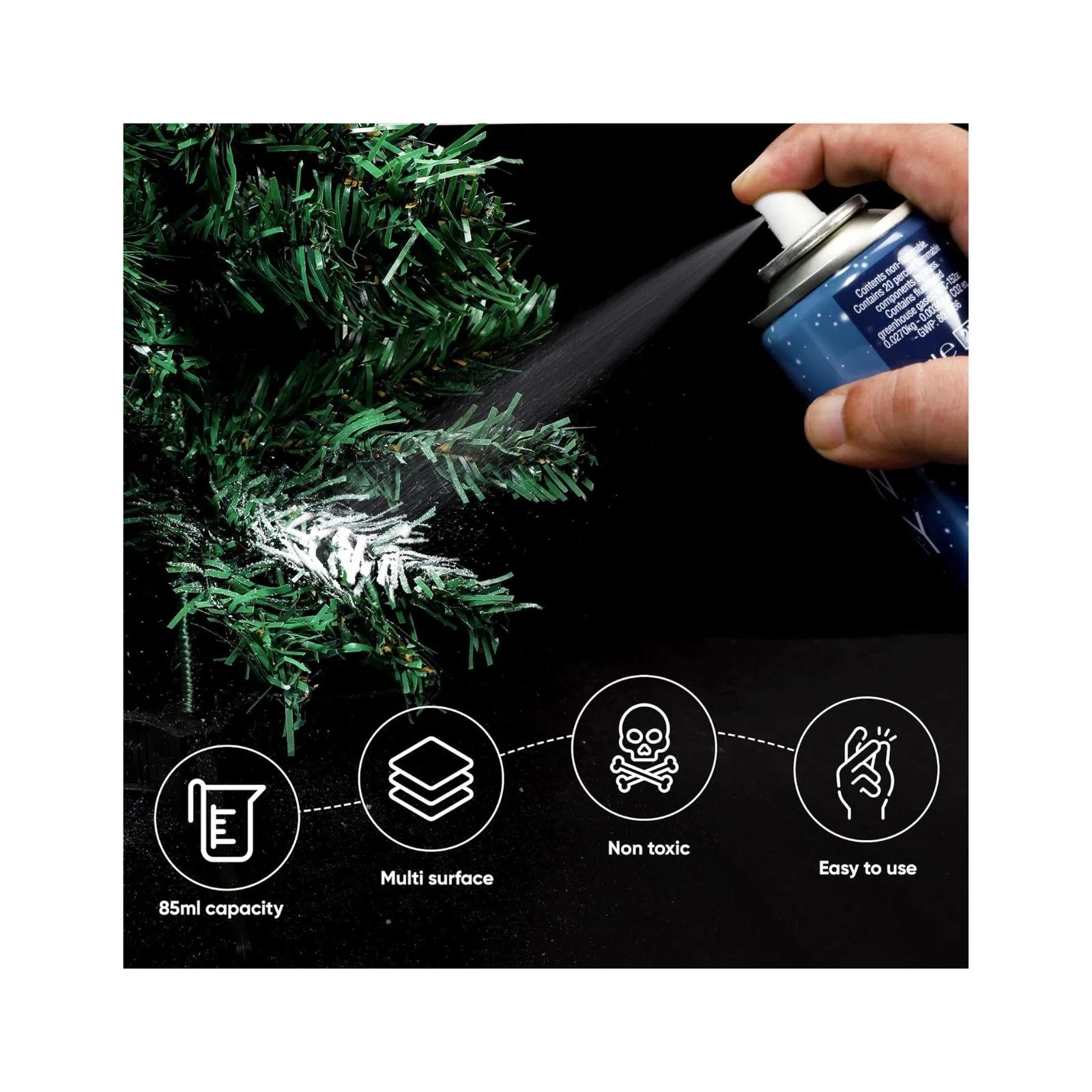 Christmas Artificial Snow Spray 200ml - Image 6