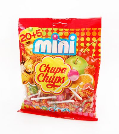 Chupa Chups Mini Lollies Pack of 25 (Box of 24) - Image 2