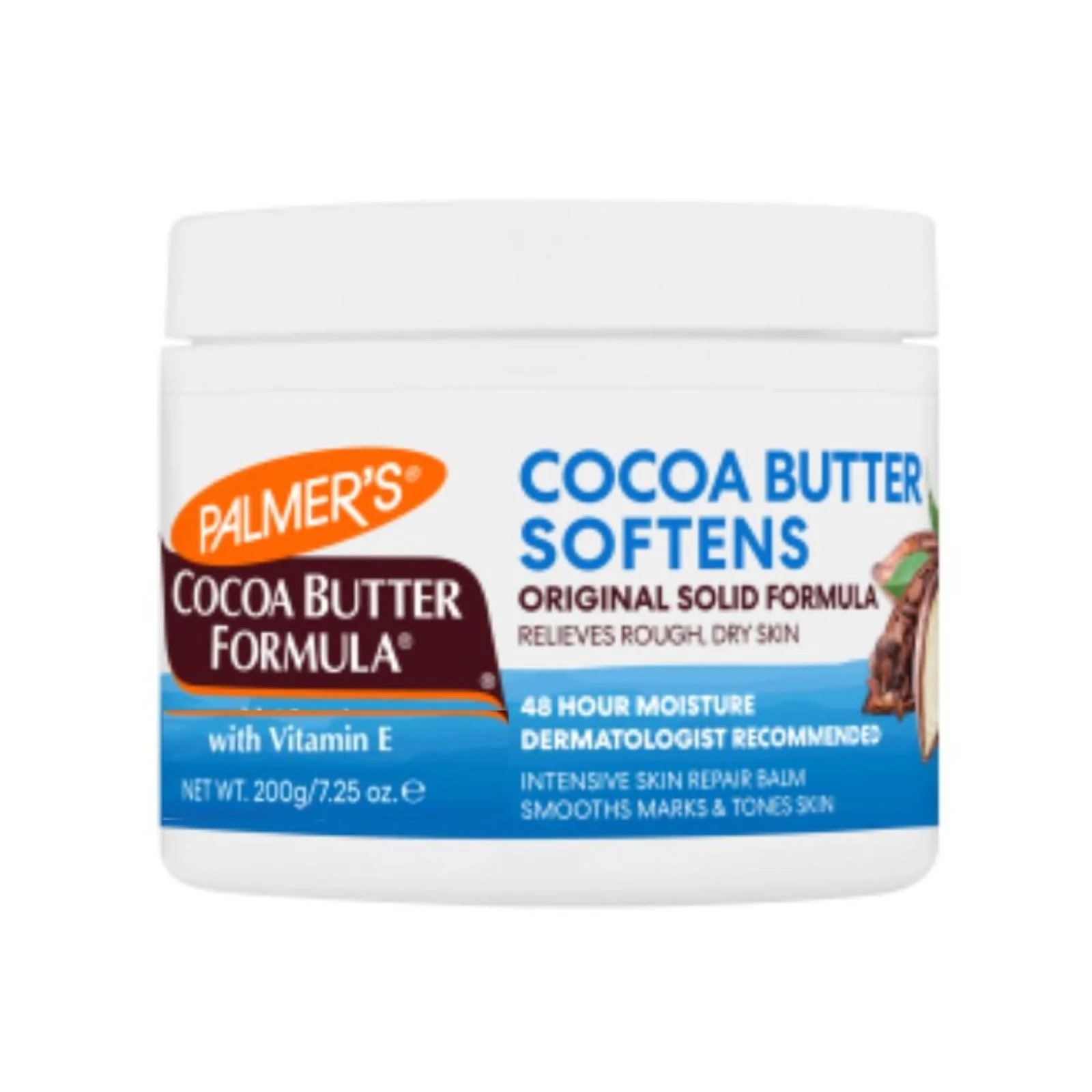 Cocoa Butter Softens Original Solid Formula Jar 200g