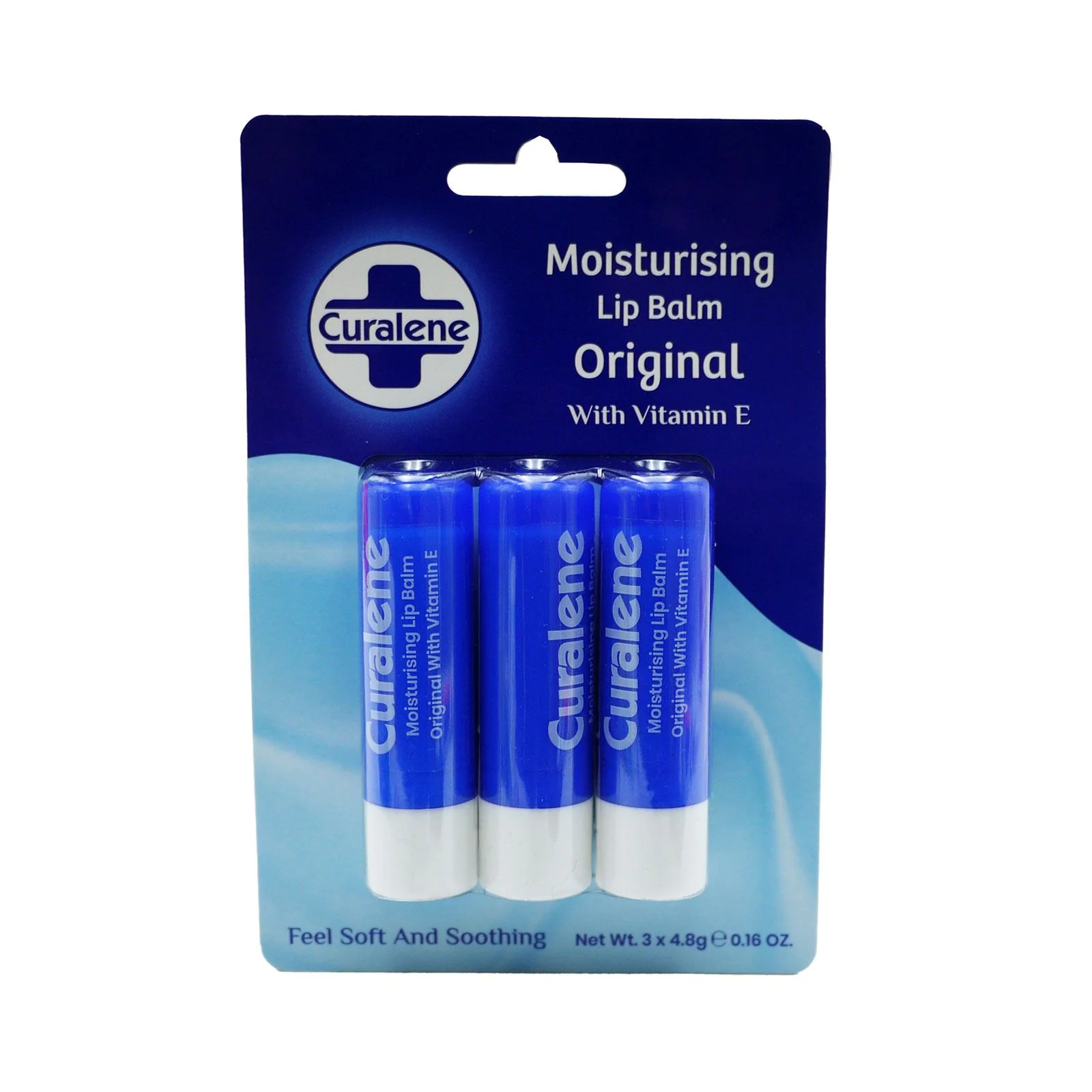 Curalene Lip Balm Original 3pk