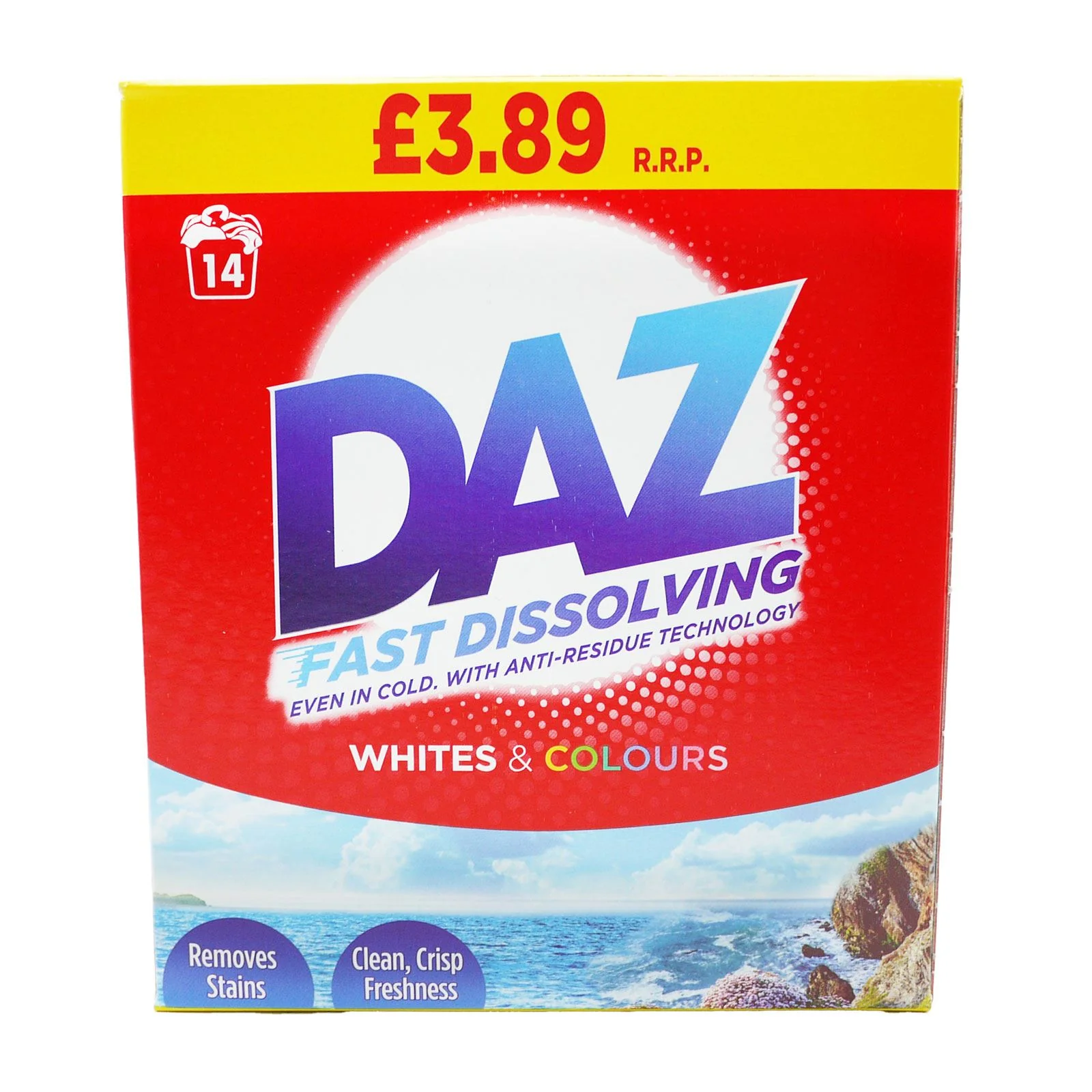 Daz Washing Powder For Whites & Colours 14 Washes PMP £3.89 700g
