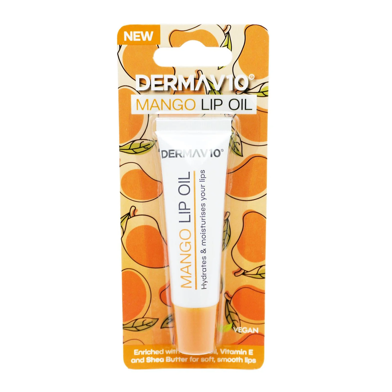 Derma V10 Mango Lip Oil 10ml