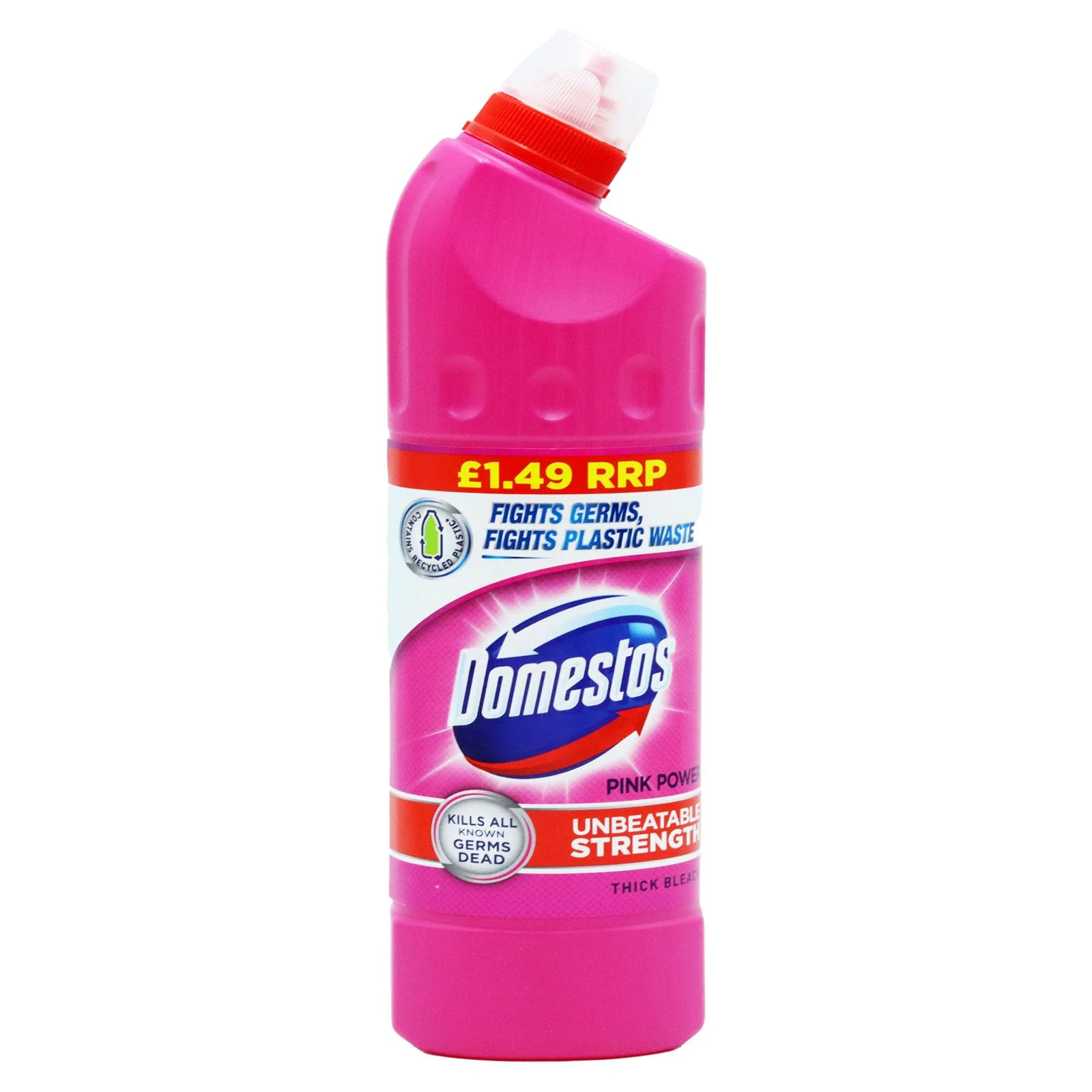 Domestos Pink Power Thick Bleach PMP £1.49 750ml
