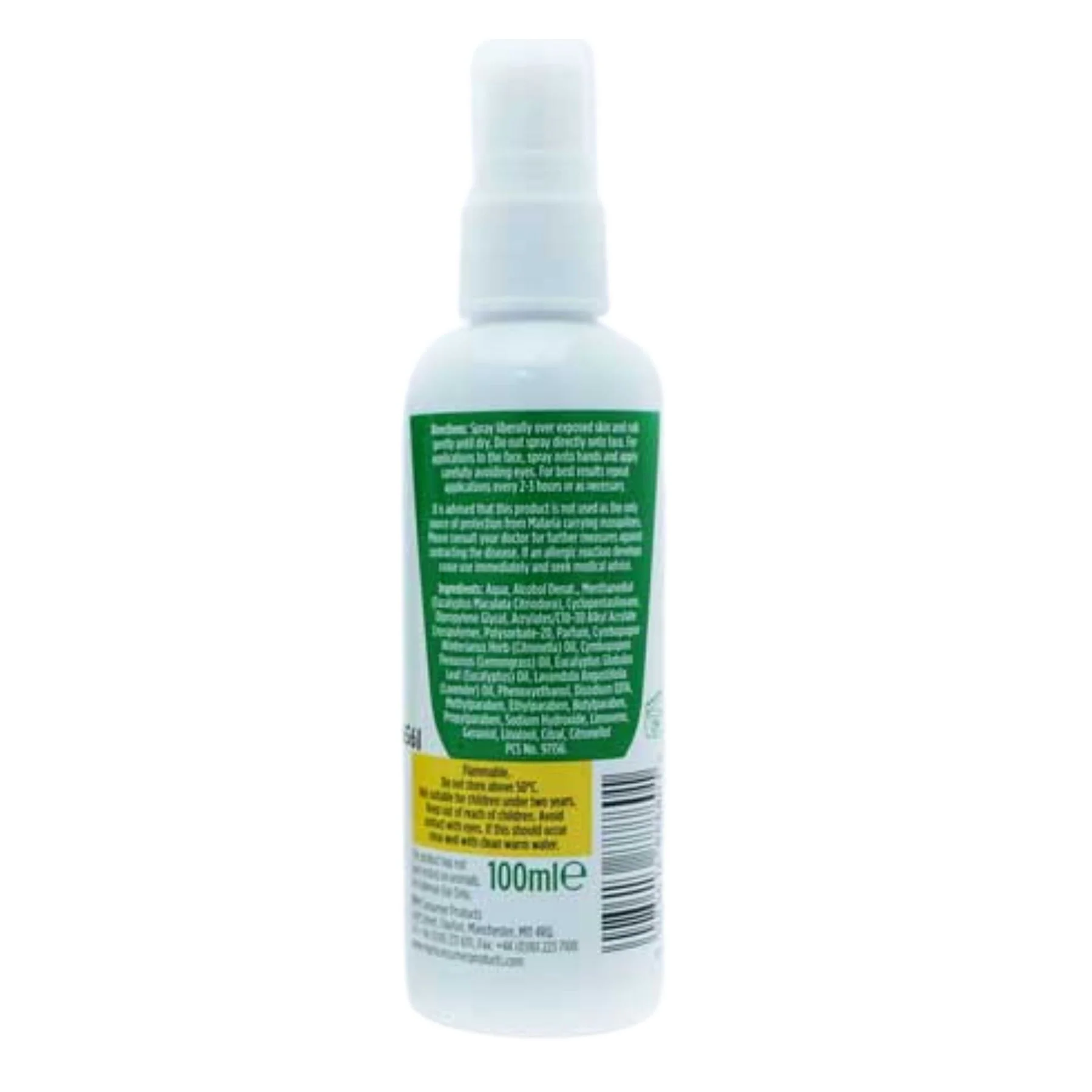 Dr J's Mosquito & Insect Repellent Spray 100ml - Image 2