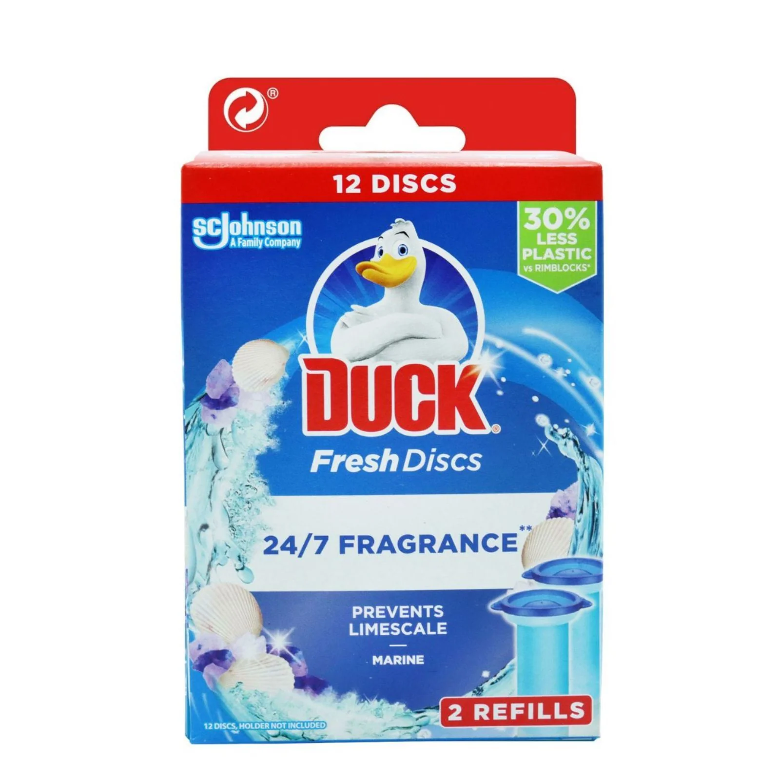 Duck Fresh Discs Toilet Cleaner Refill Twin Pack