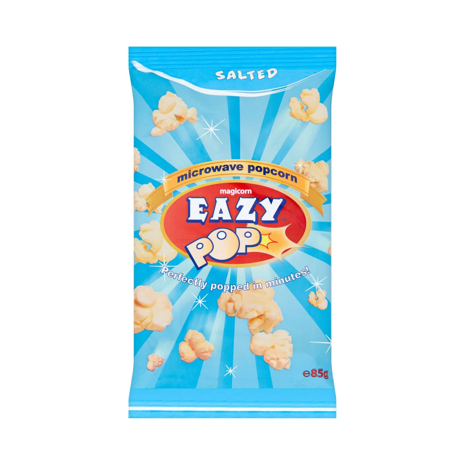 Eazypop Microwave Popcorn Salted 85g (Box 0f 16)