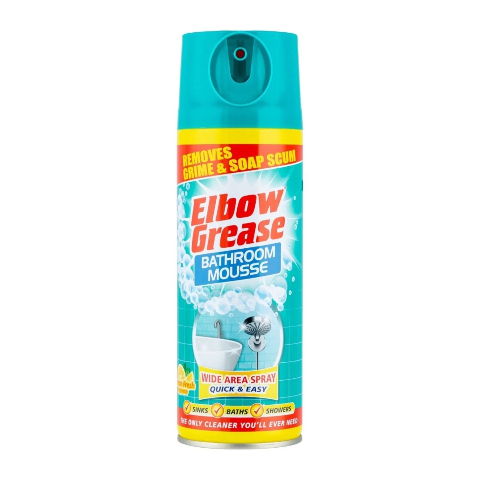 Elbow Grease Bathroom Mousse Lemon 400ml