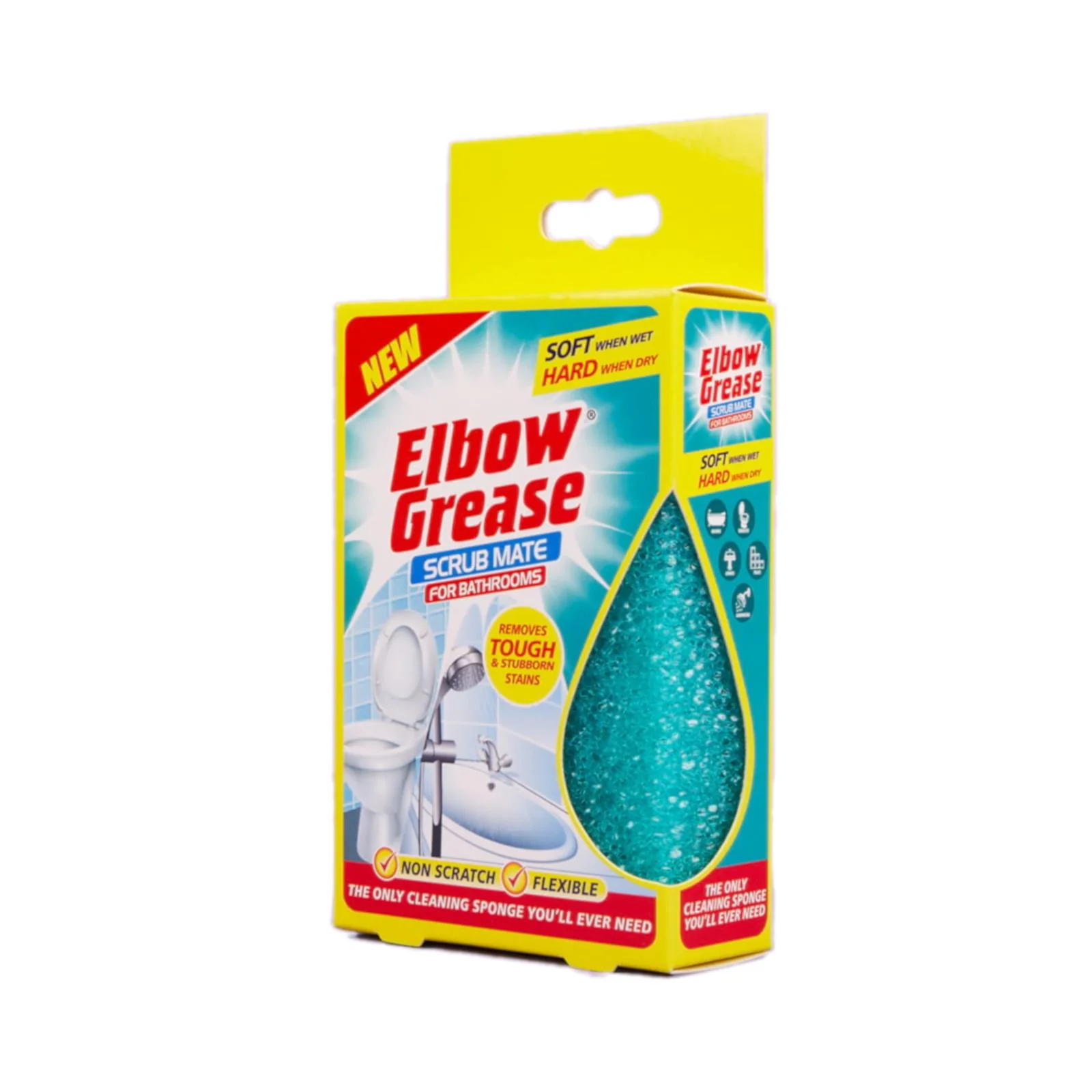 Elbow Grease Scrub Mate Non Scratch Sponge For Bathrooms
