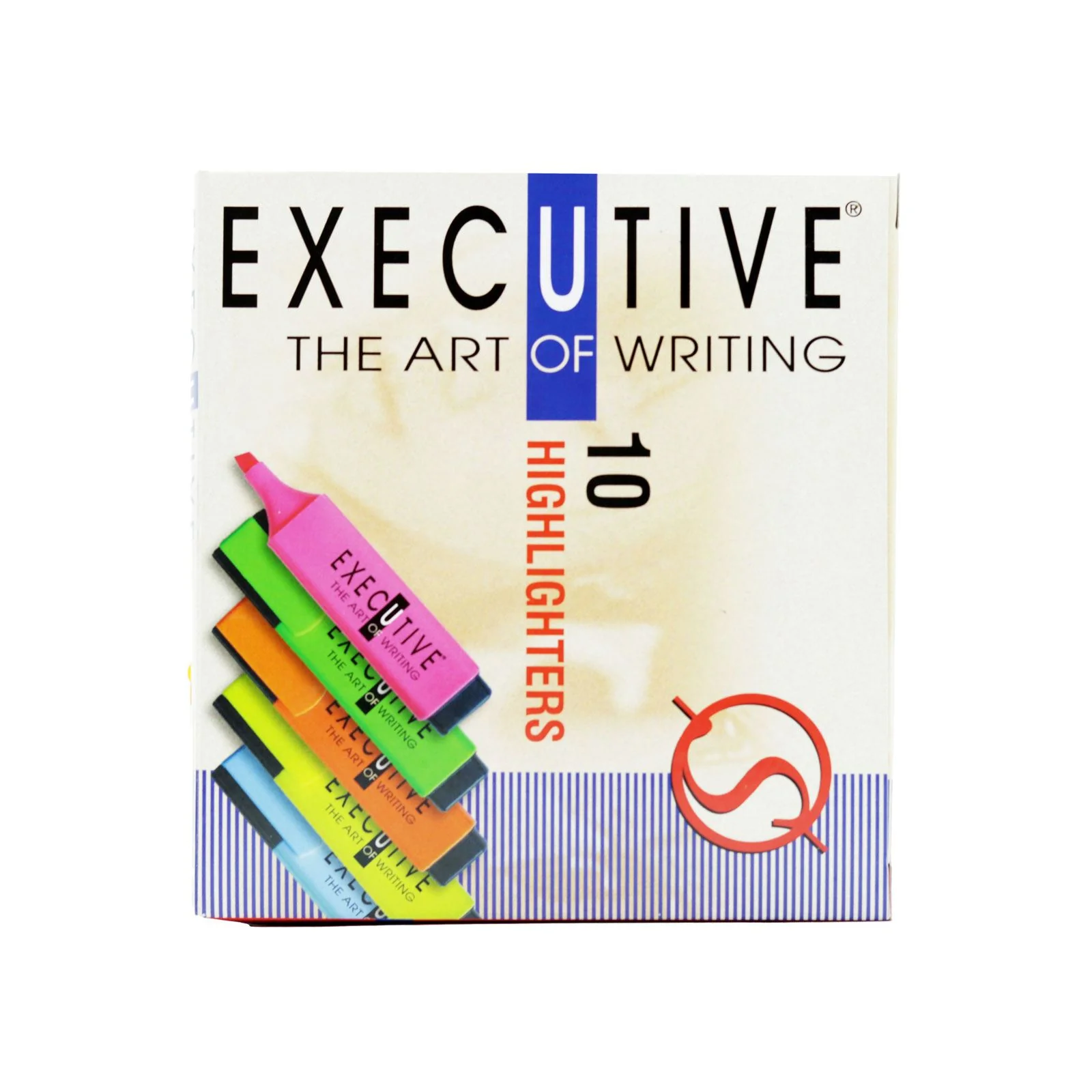 Executive The Art of Writing Highlighters, 10 Pack