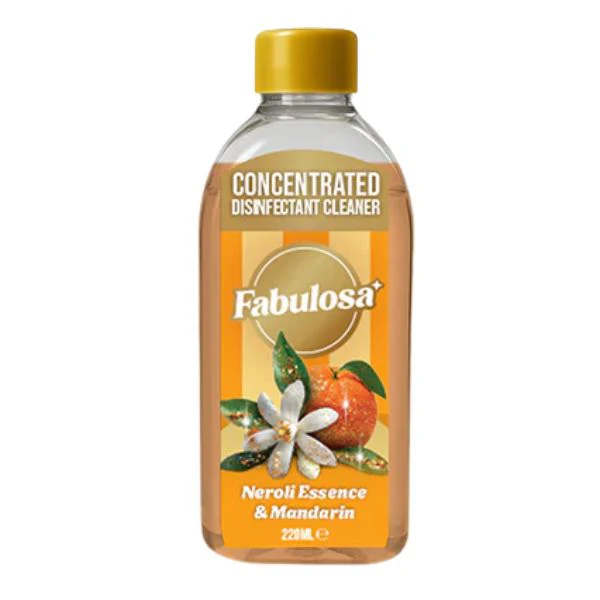 Fabulosa Concentrated Disinfectant Cleaner Neroli & Mandarin (220ml)