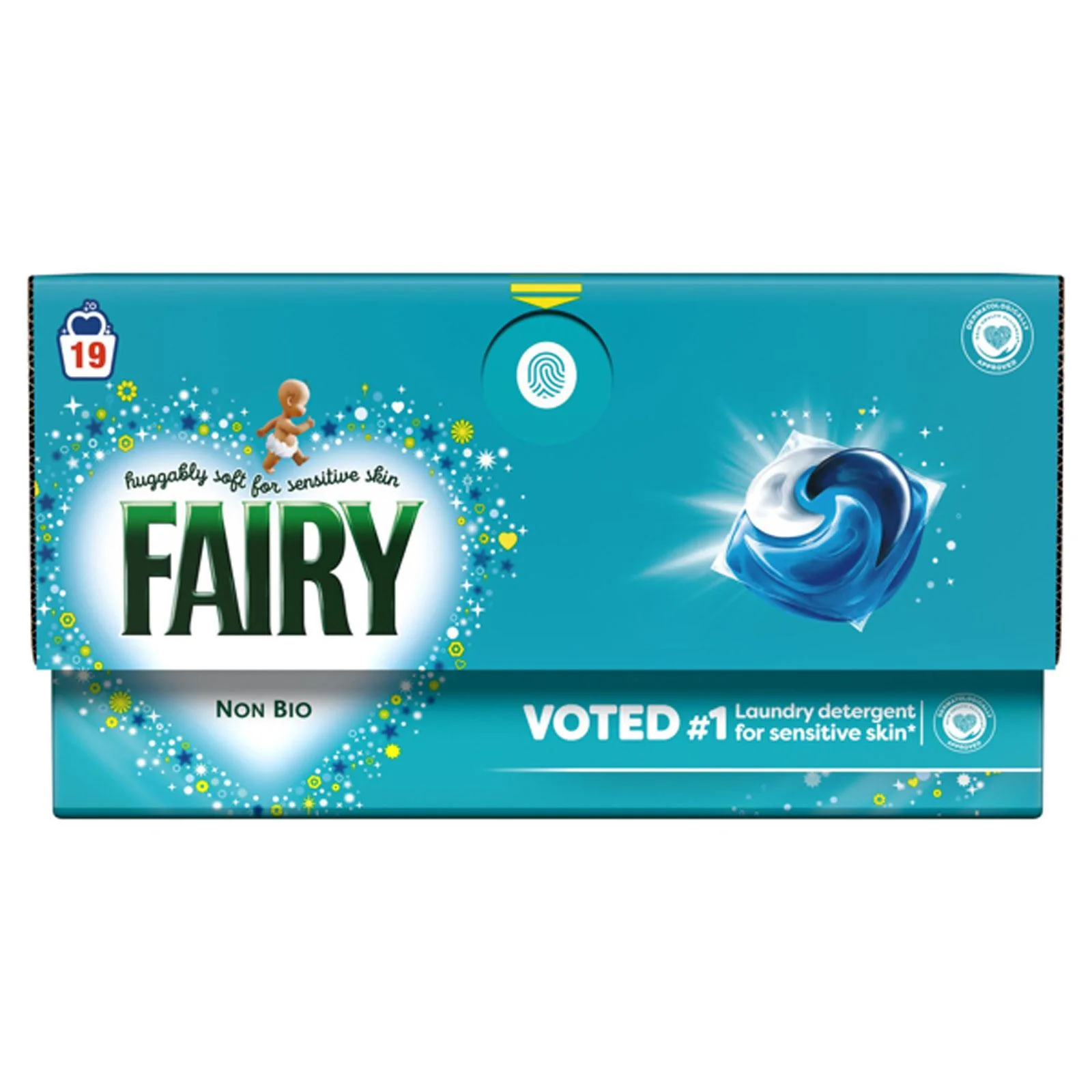 Fairy Non Bio Pods Washing Liquid Laundry Capsules, (19 Washes)