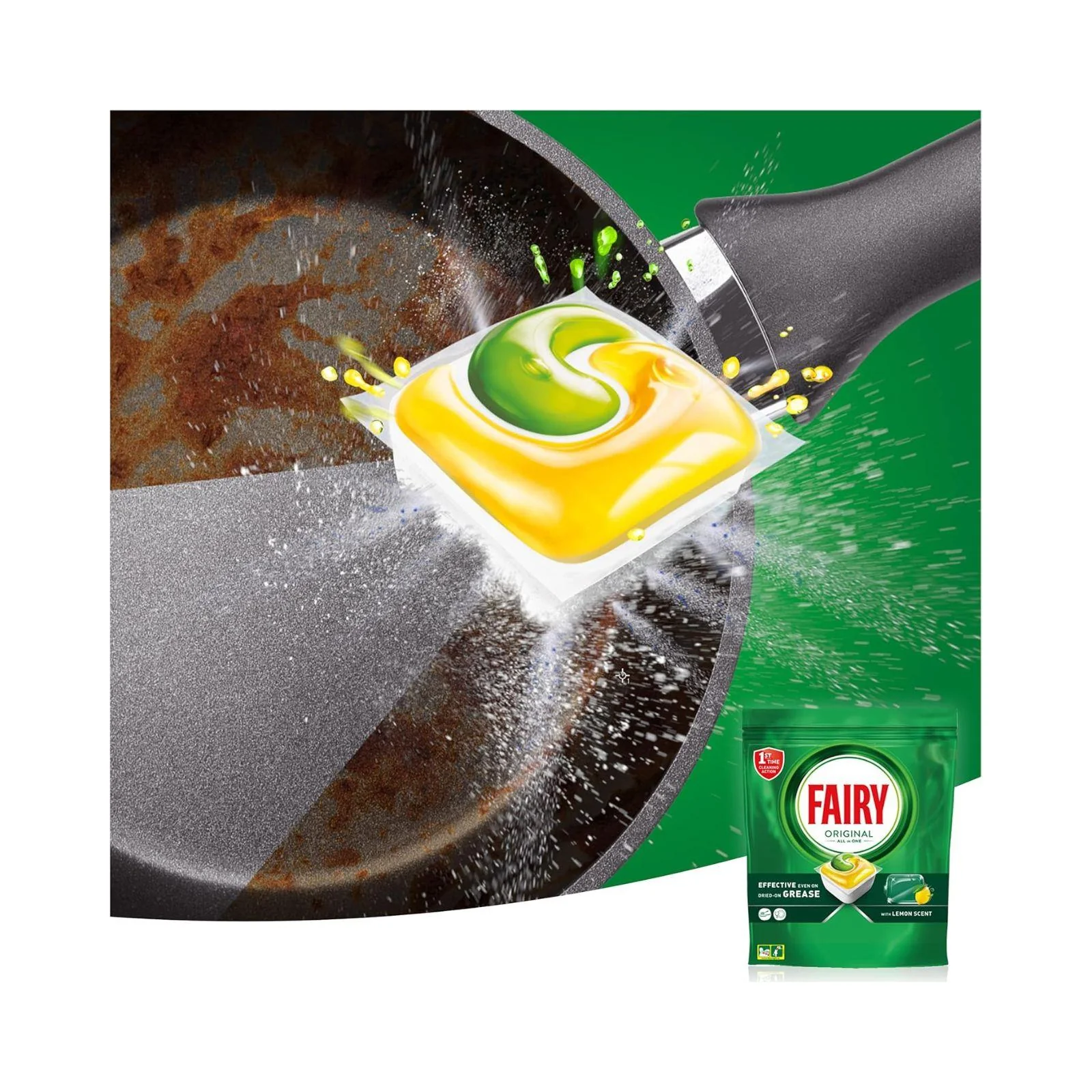 Fairy Original Dishwasher Detergent in Caps, Pack of 60 - Image 5