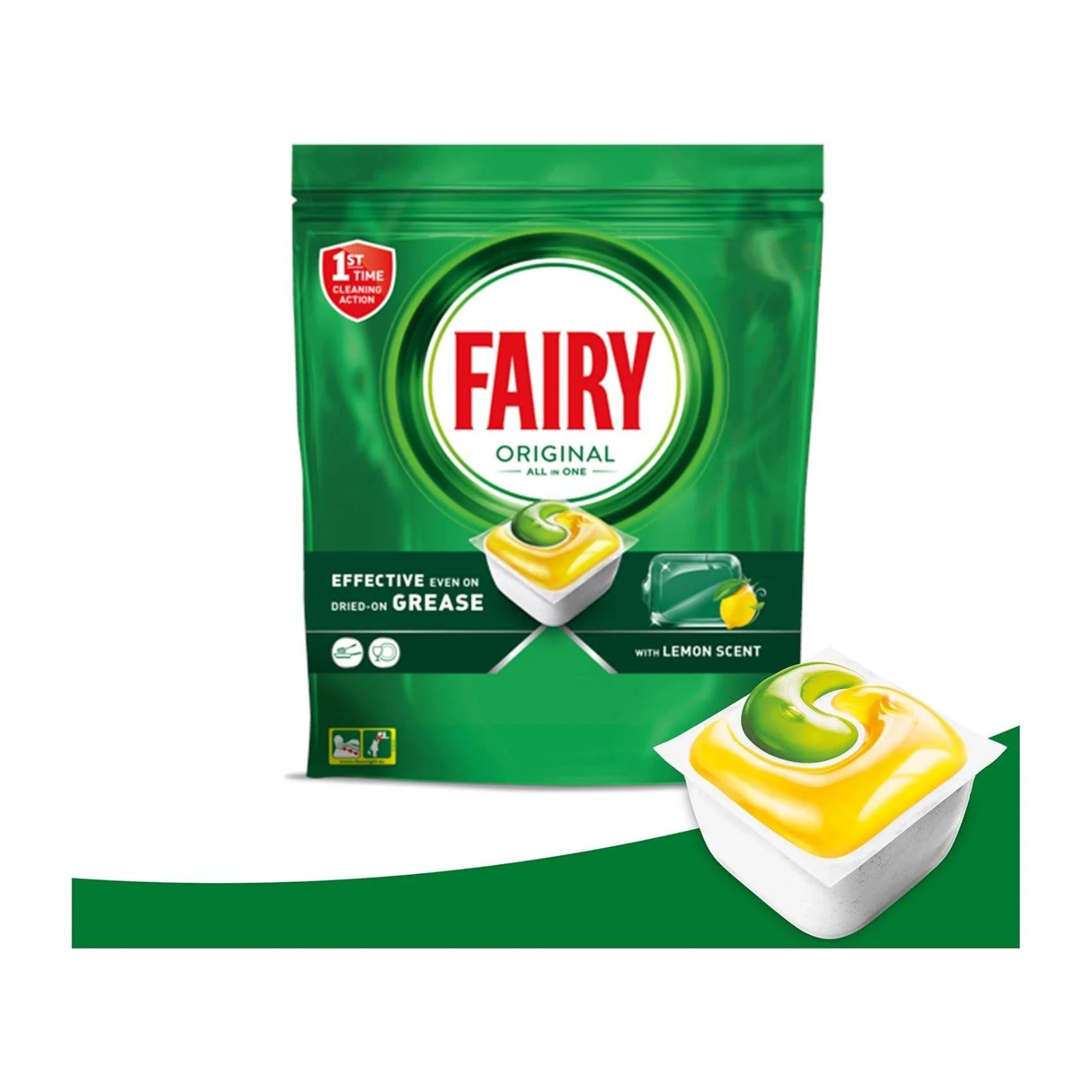 Fairy Original Dishwasher Detergent in Caps, Pack of 60 - Image 6